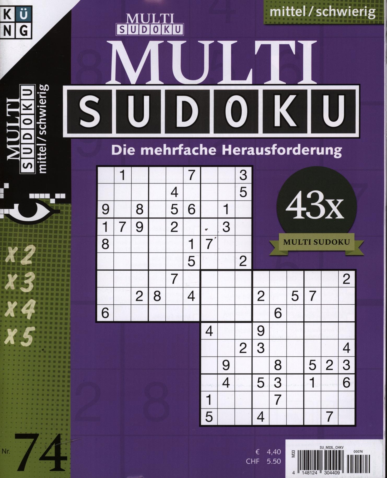 Multi Sudoku 74/2025