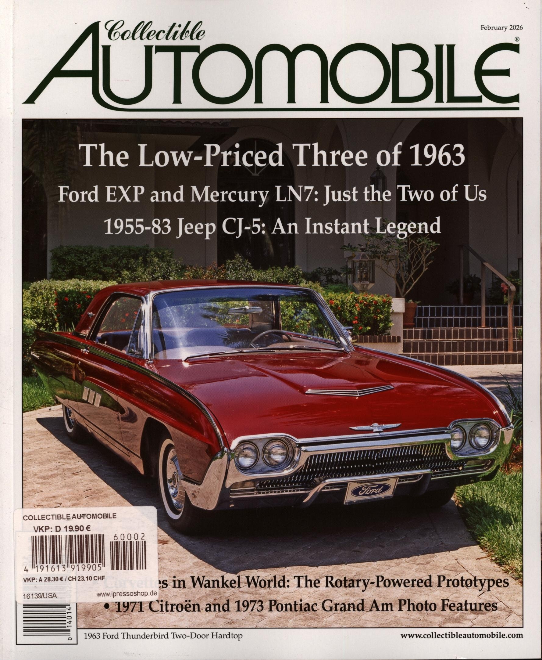 Collectible AUTOMOBILE 2/2026