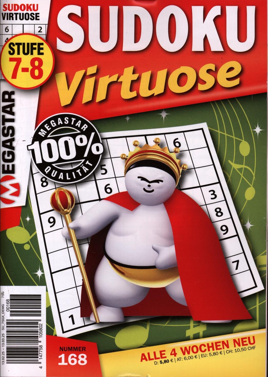 Sudoku Virtuose 168/2025