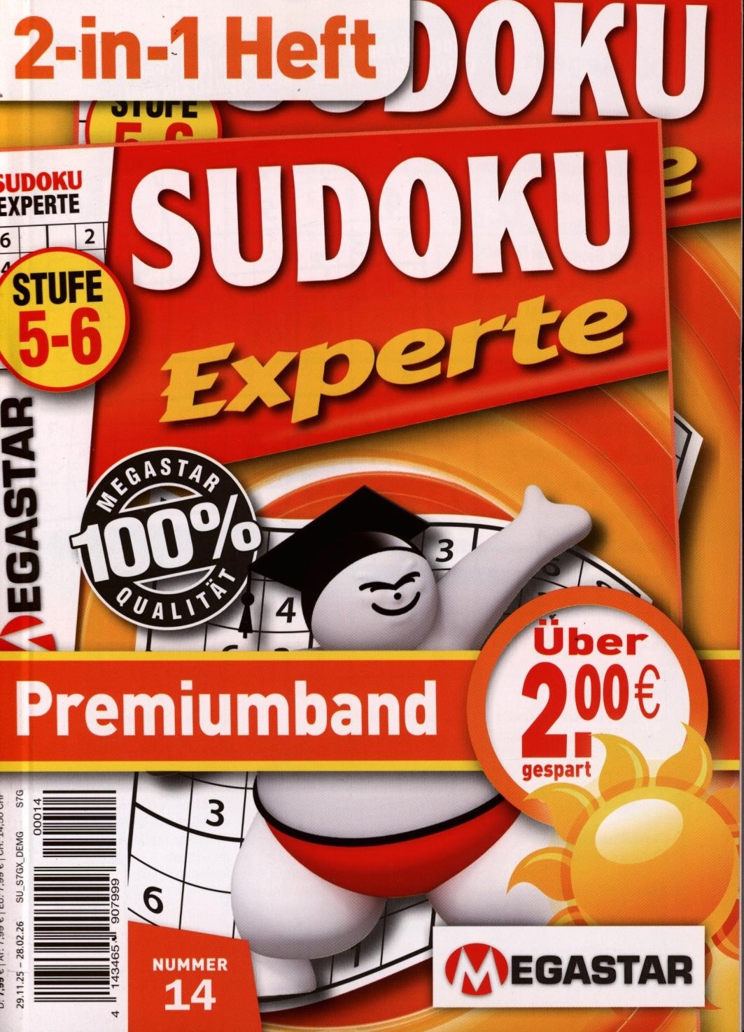Sudoku Experte Premiumband 14/2026