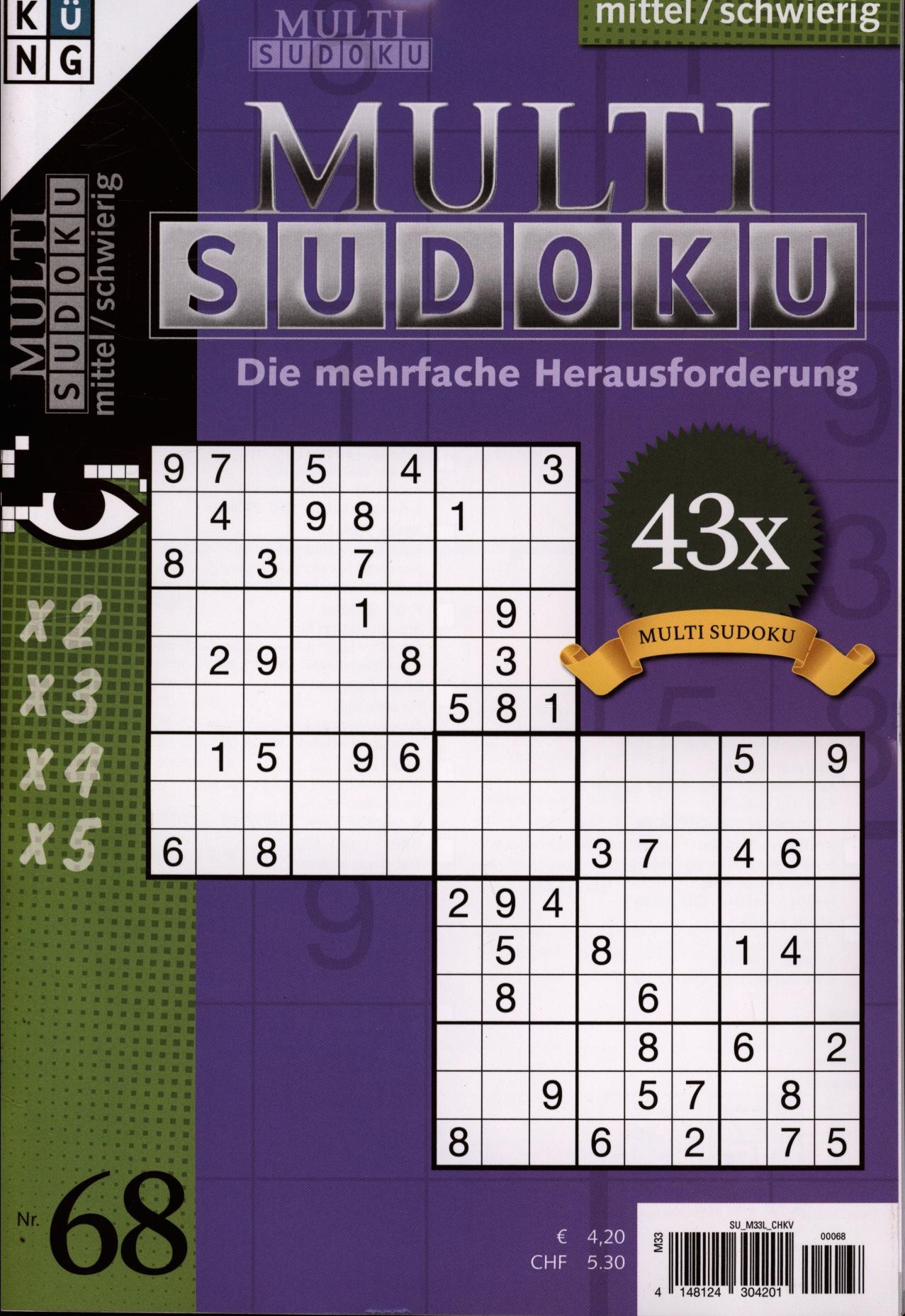 Multi Sudoku 68/2024