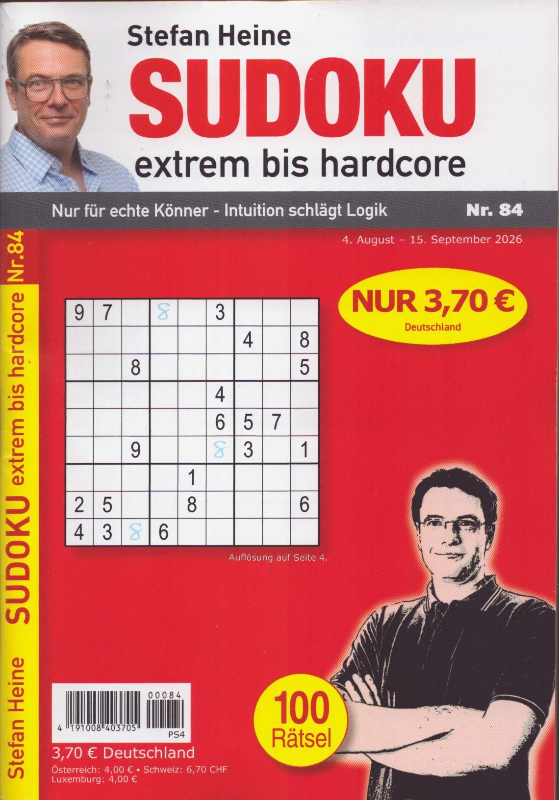 Sudoku extrem bis hardcore 84/2026