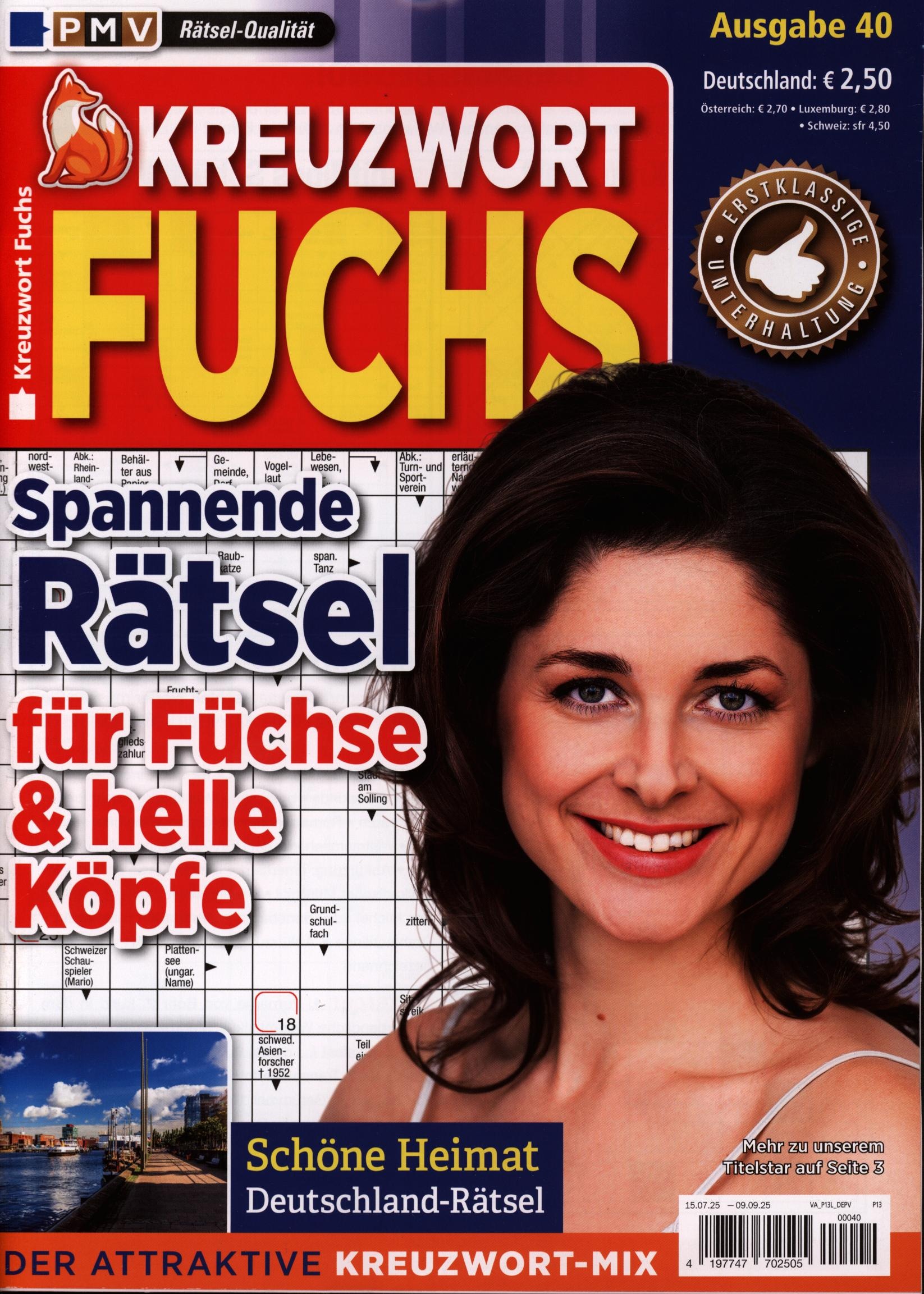 Kreuzwort Fuchs 40/2025