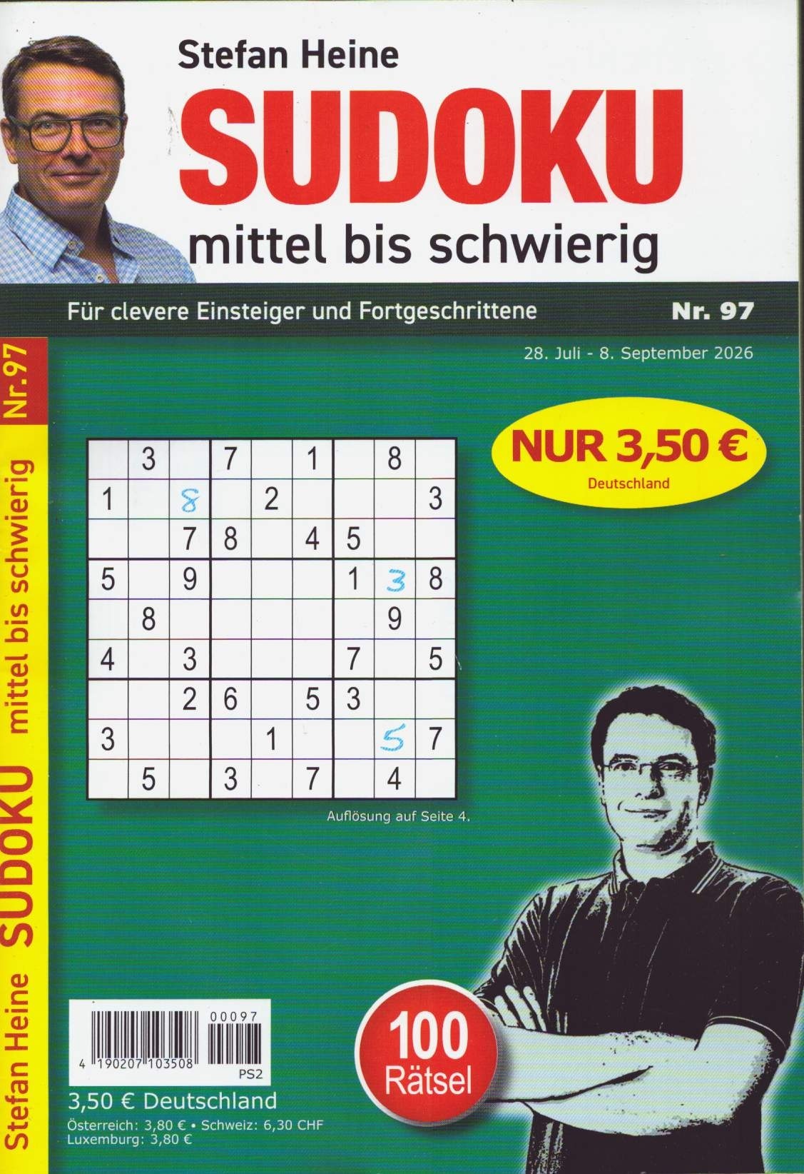 Sudoku mittel bis schwierig 97/2026