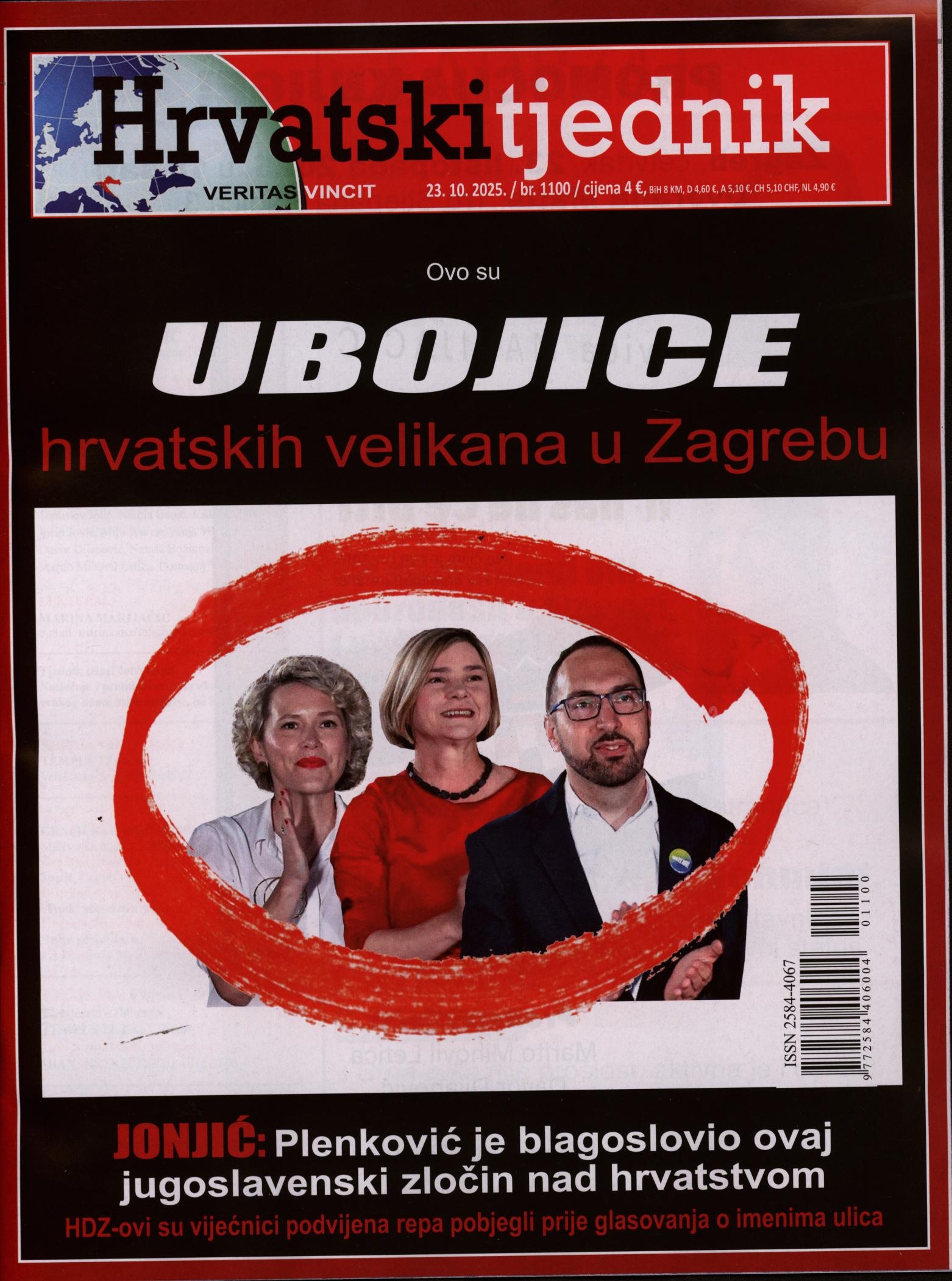 HRVATSKI TJEDNIK 1100/2025