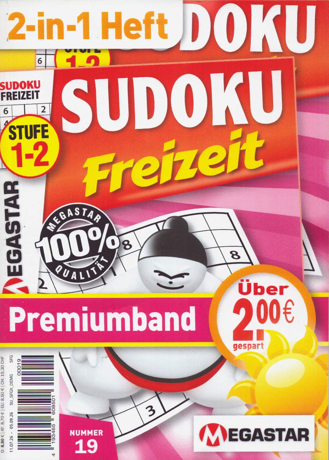Sudoku Freizeit Premiumband 19/2026