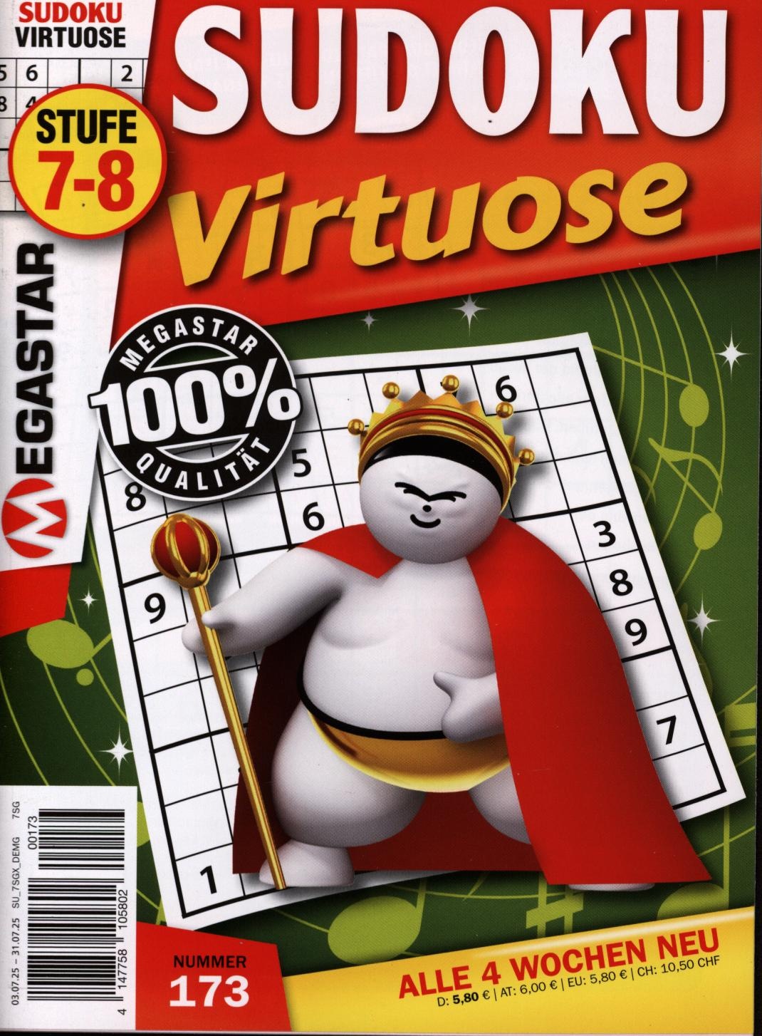 Sudoku Virtuose 173/2025