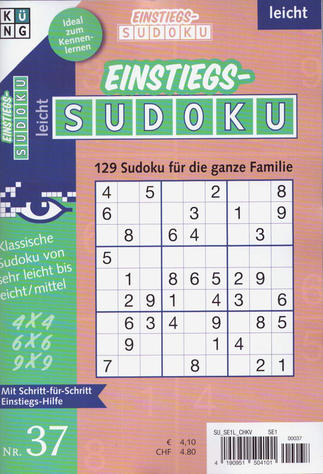 Einstiegs Sudoku 37/2026