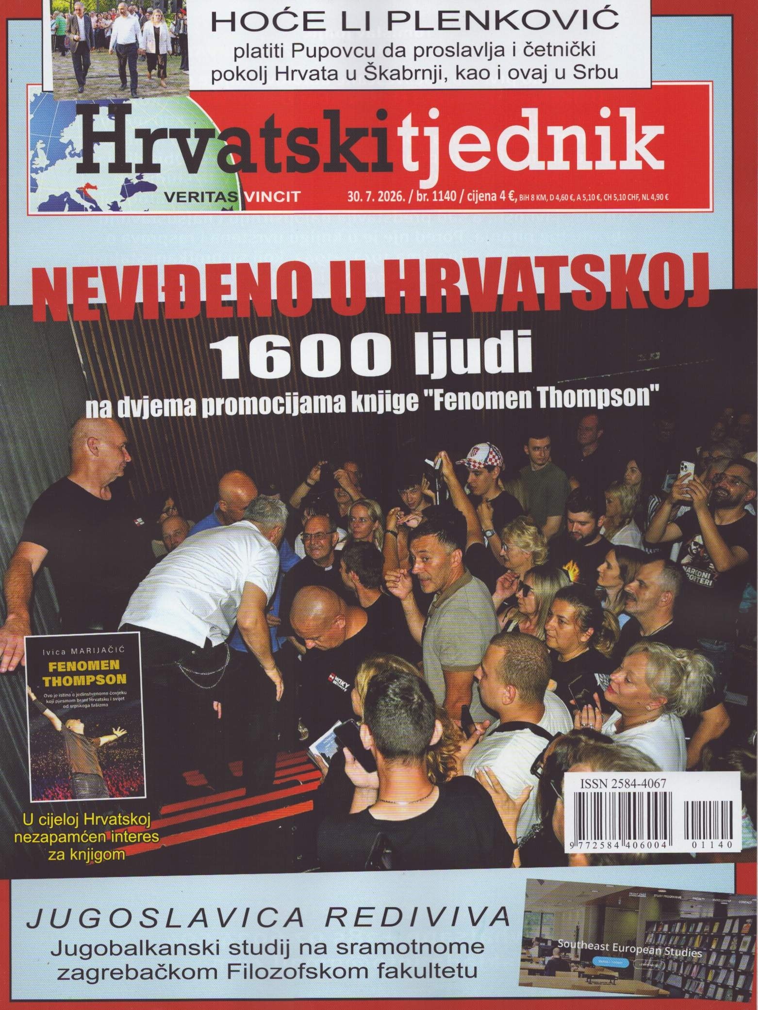 HRVATSKI TJEDNIK 1140/2026