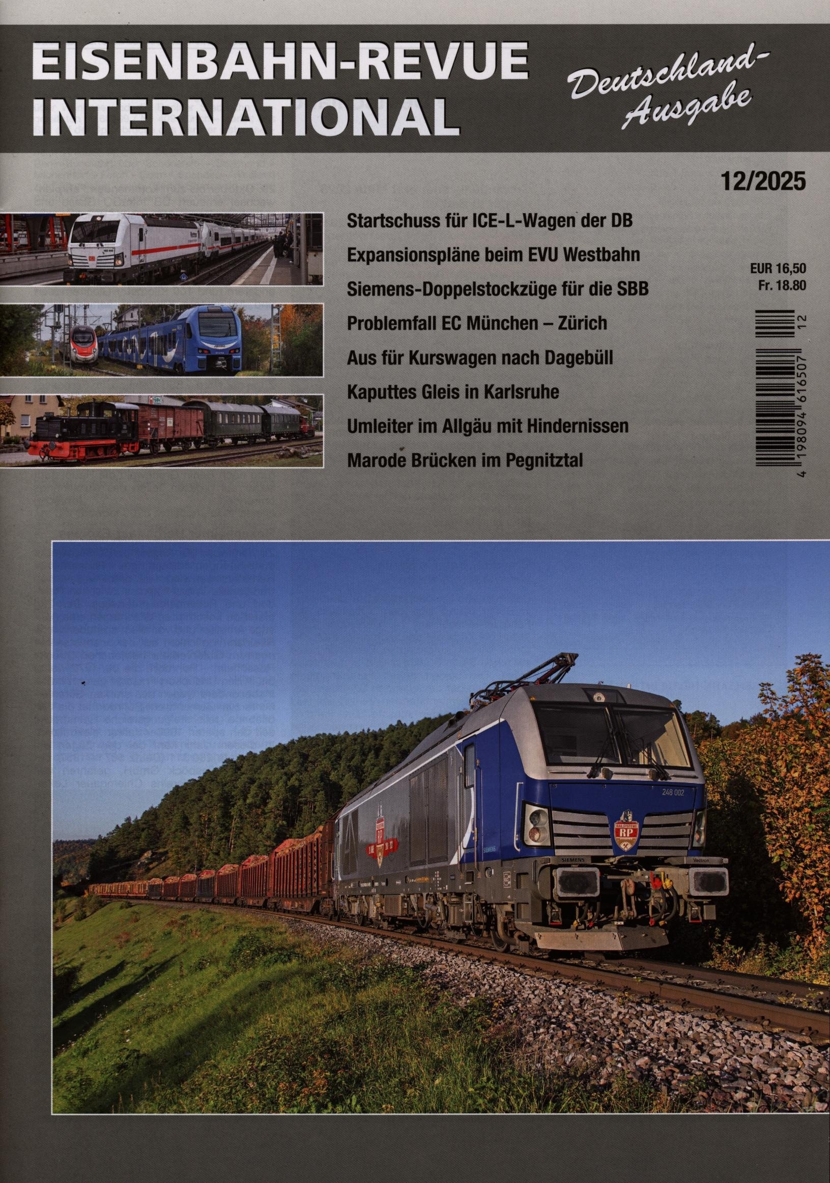 Eisenbahn-Revue International 12/2025