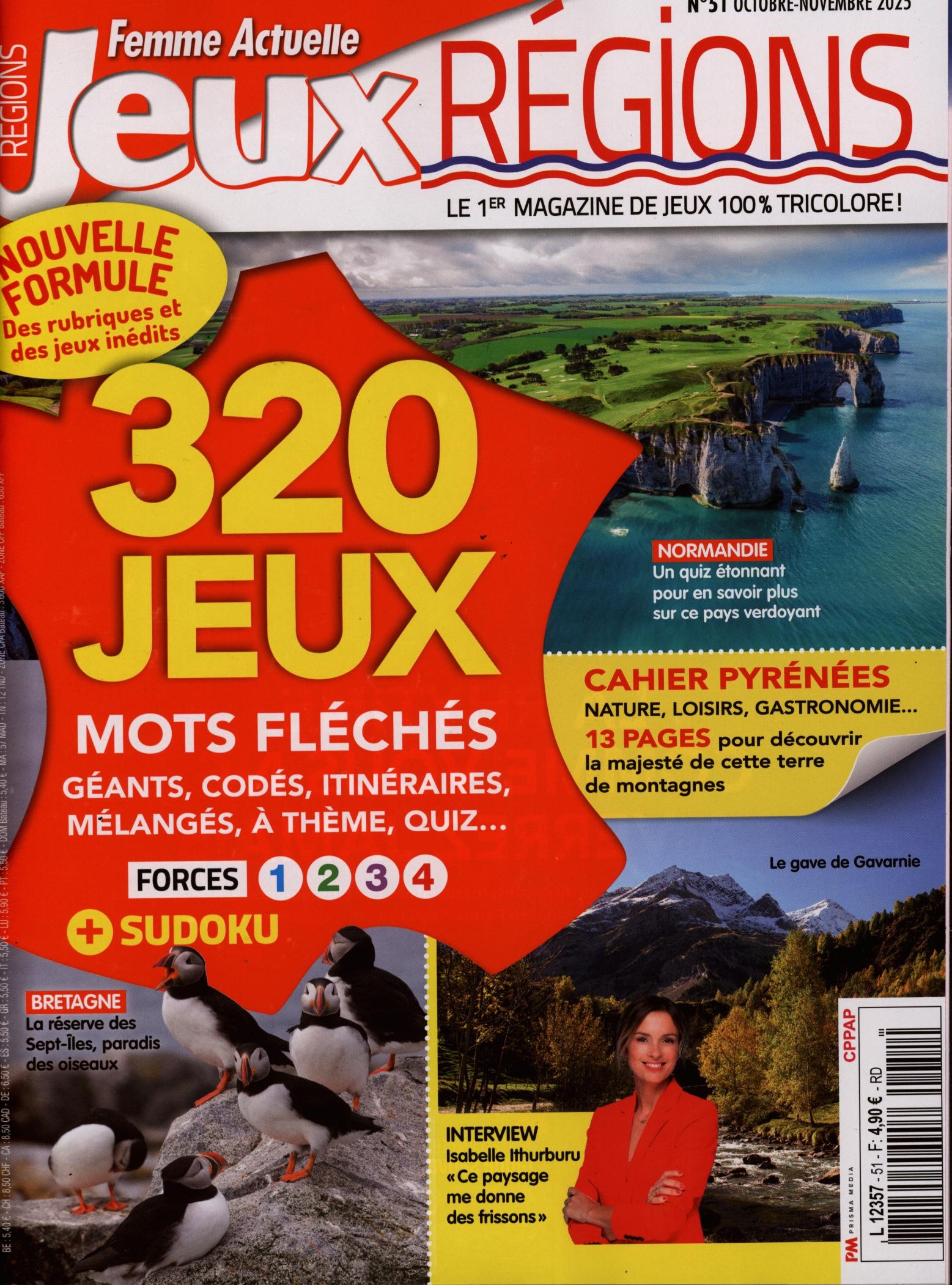 Femme Actuelle Jeux Régions 51/2025