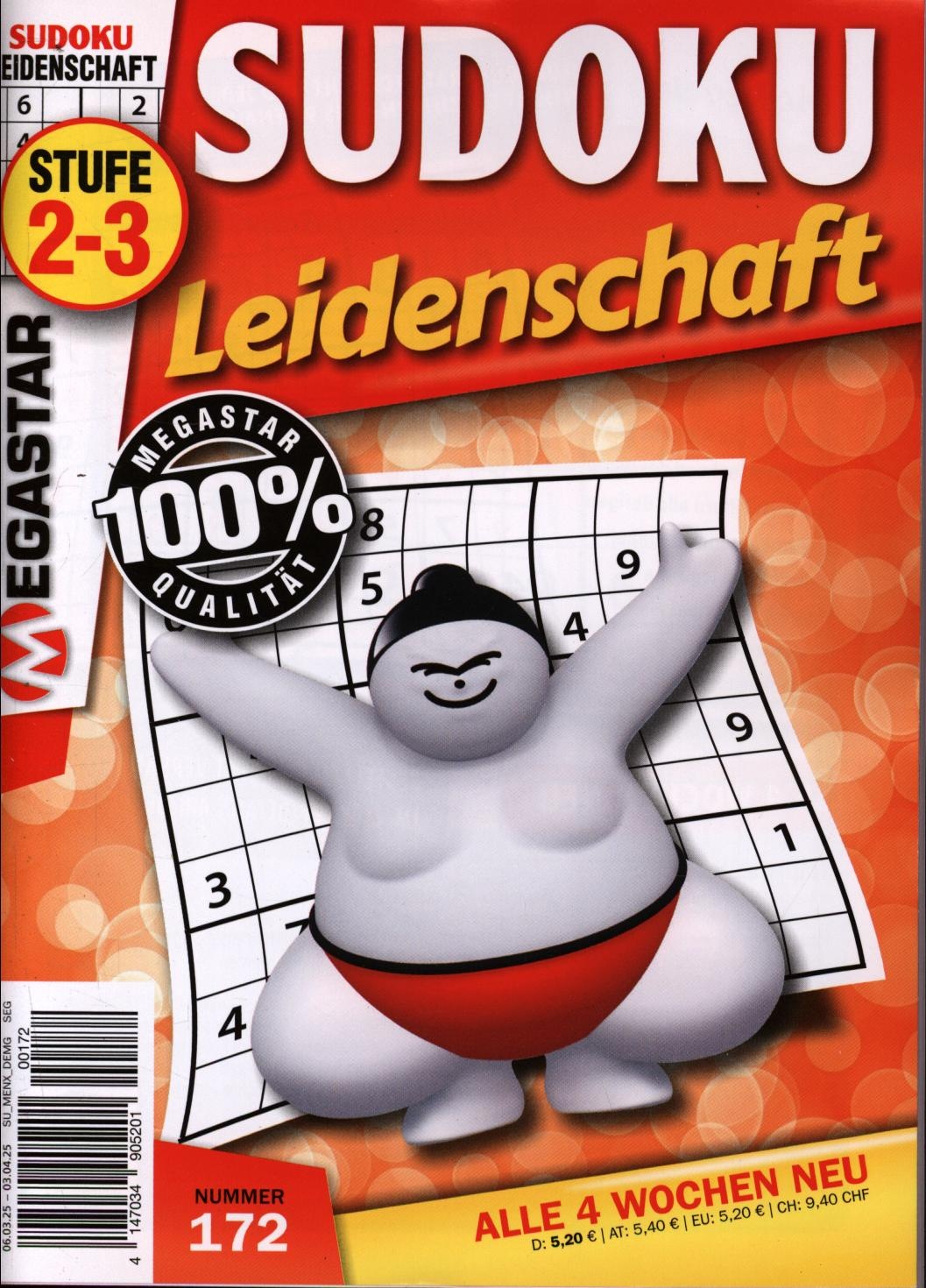 Sudoku Leidenschaft 172/2025