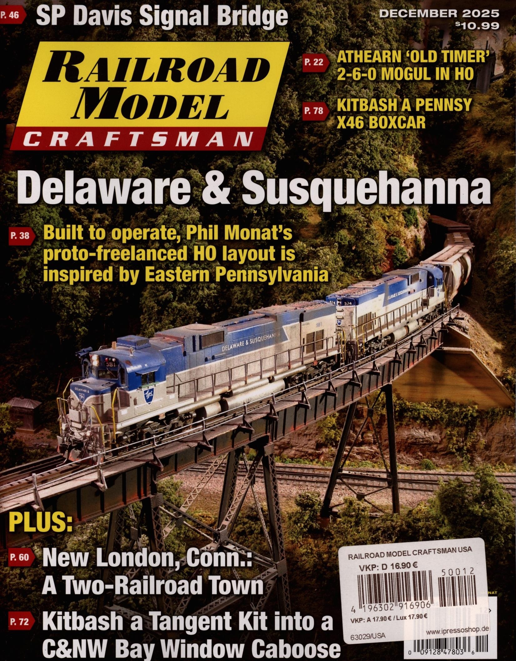 RAILROAD MODEL CRAFTSMAN 12/2025