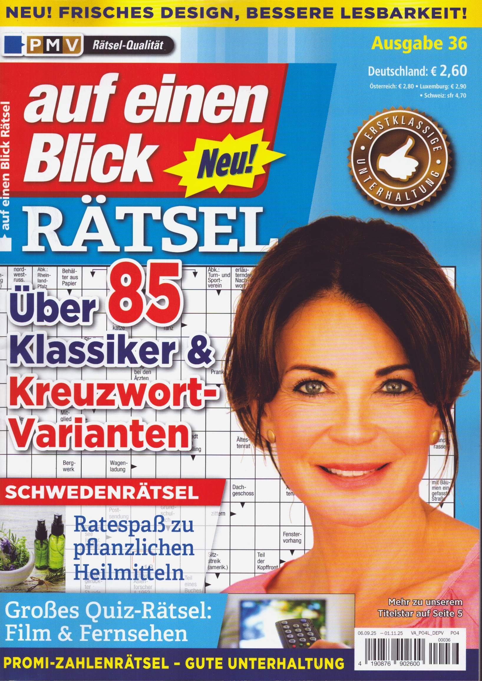 auf einen Blick Rätsel 36/2025