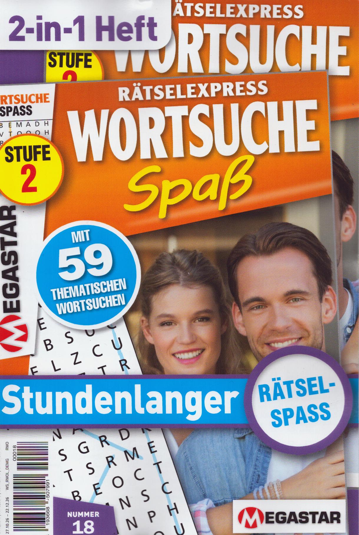 Rätselexpress Wortsuche Spaß Premiumband 18/2026