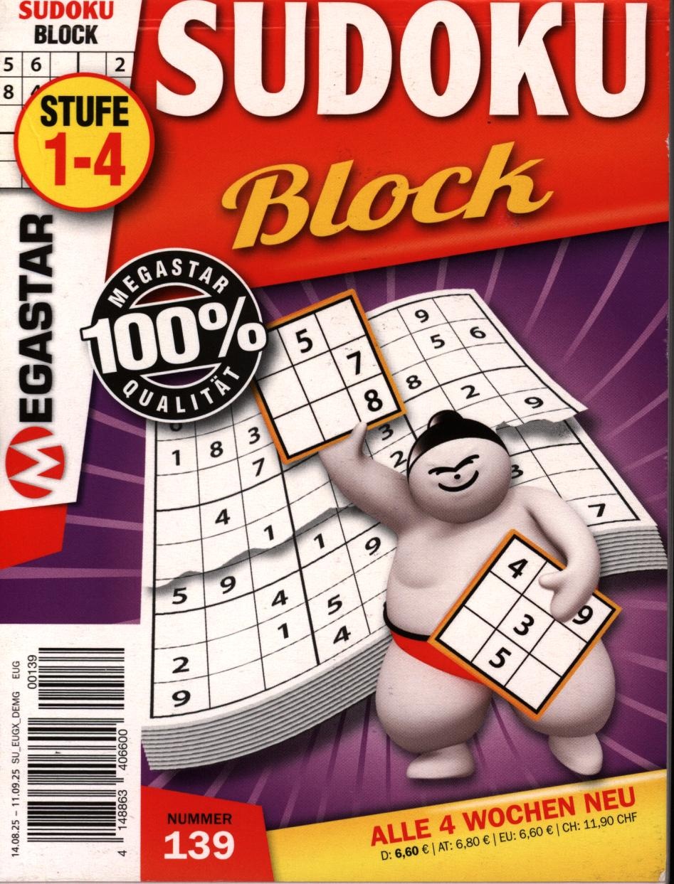 Megastar Sudoku Block 139/2025