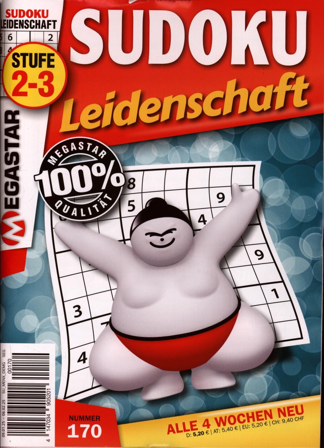 Sudoku Leidenschaft 170/2025