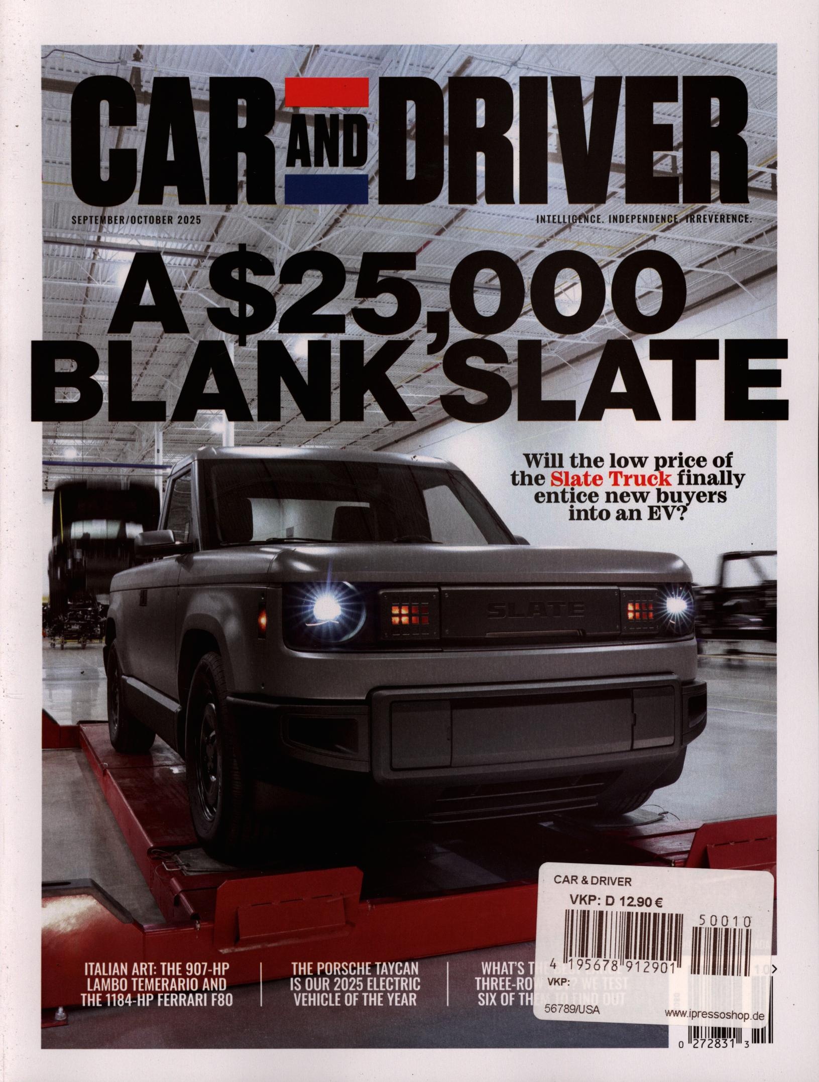 CAR AND DRIVER 10/2025