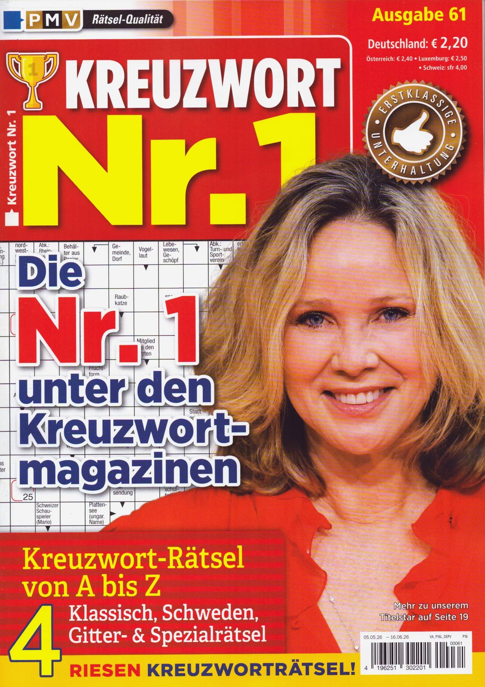 Kreuzwort Nr.1 61/2026