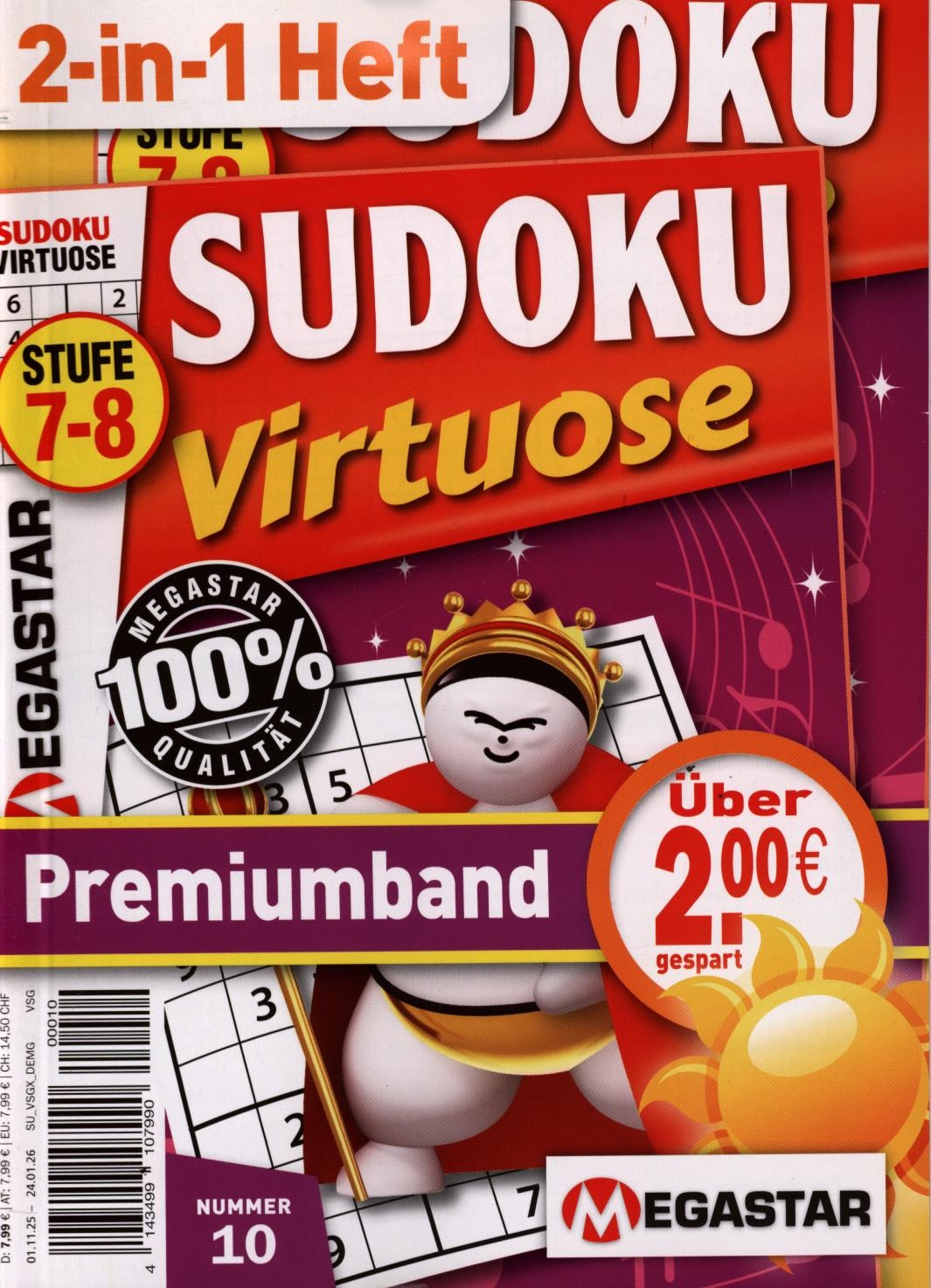 Sudoku Virtuose PB 10/2025 Sudoku Virtuose PB 10/2025