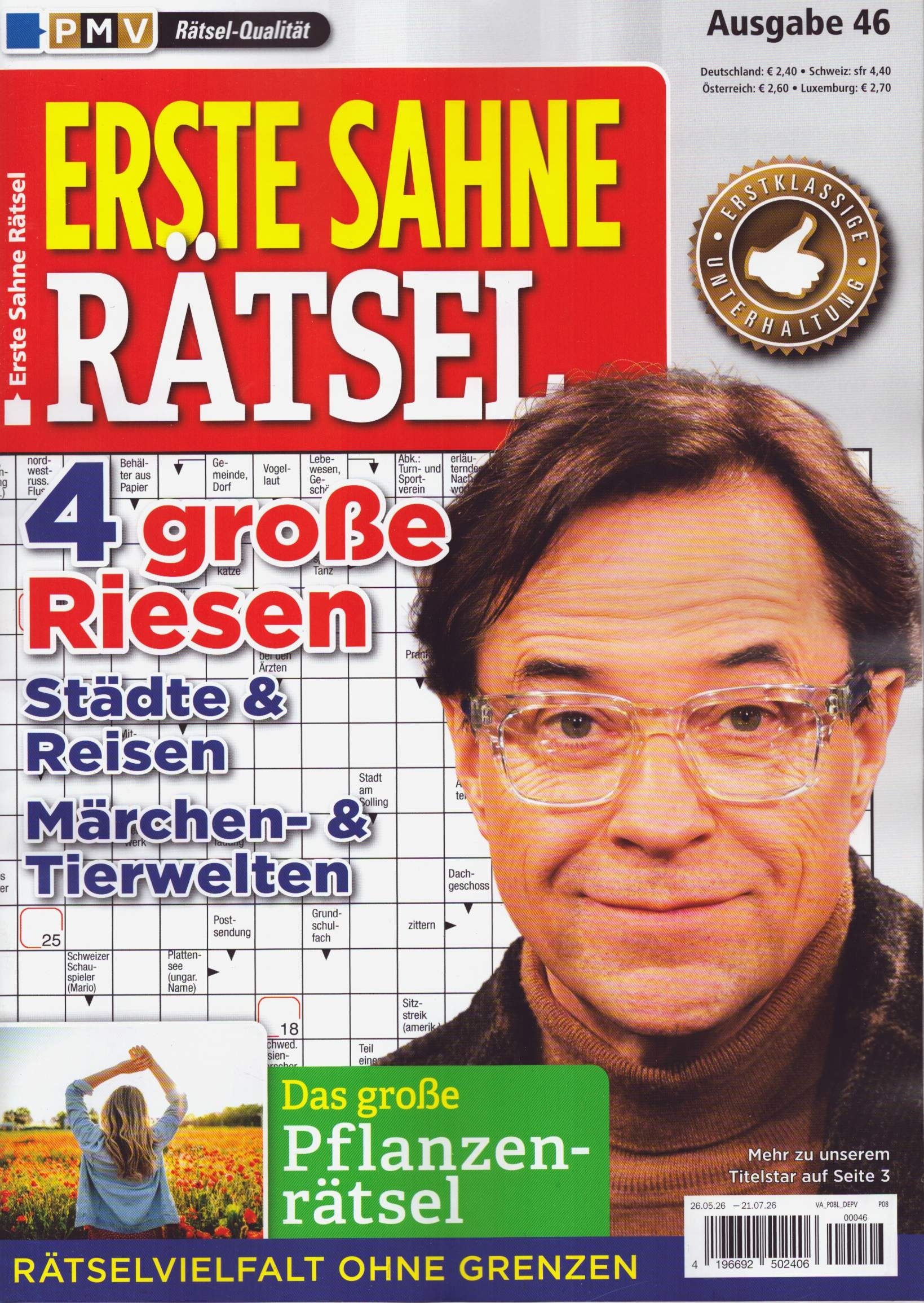 Erste Sahne Rätsel 46/2026