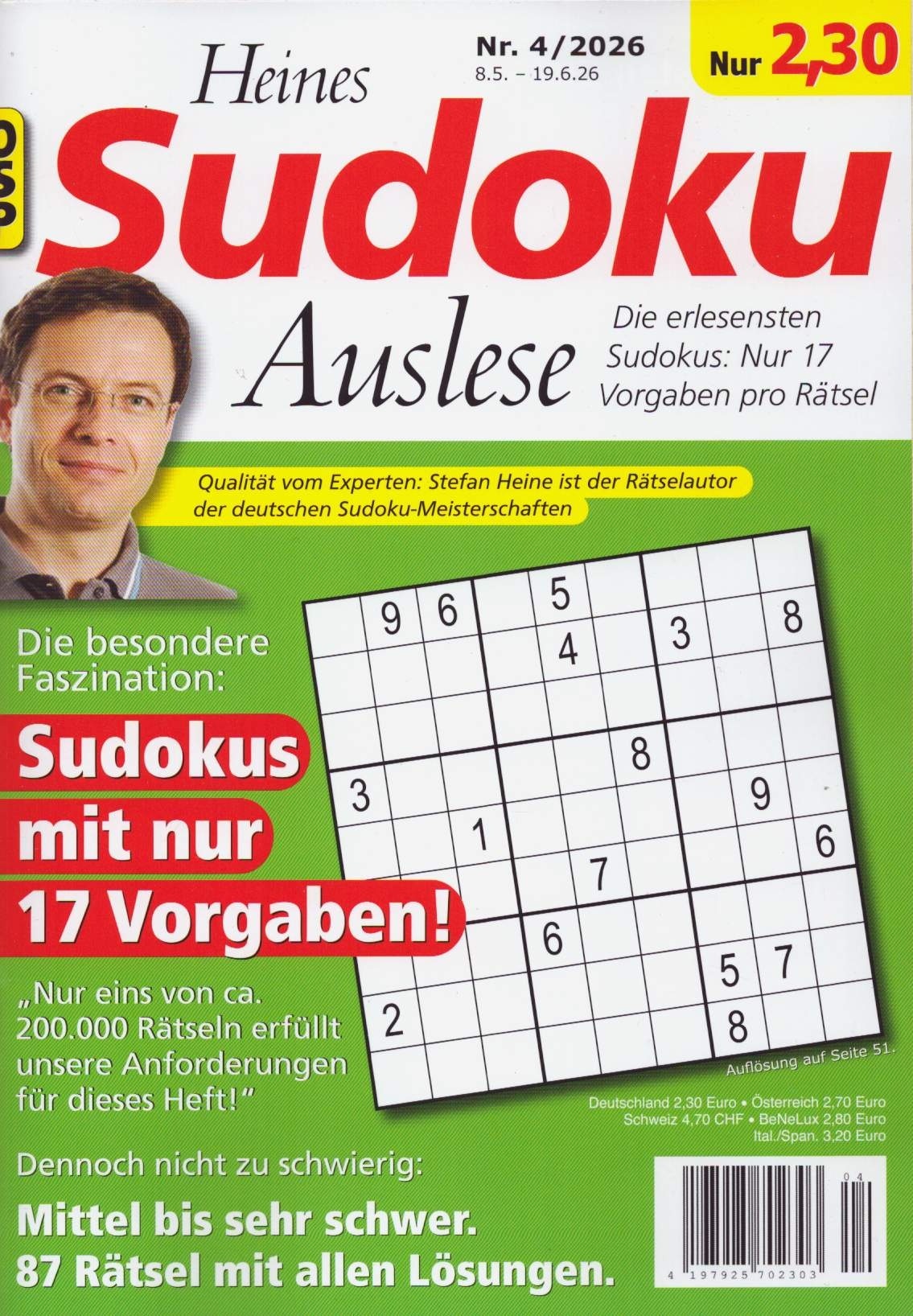 HEINES SUDOKU AUSLESE 4/2026