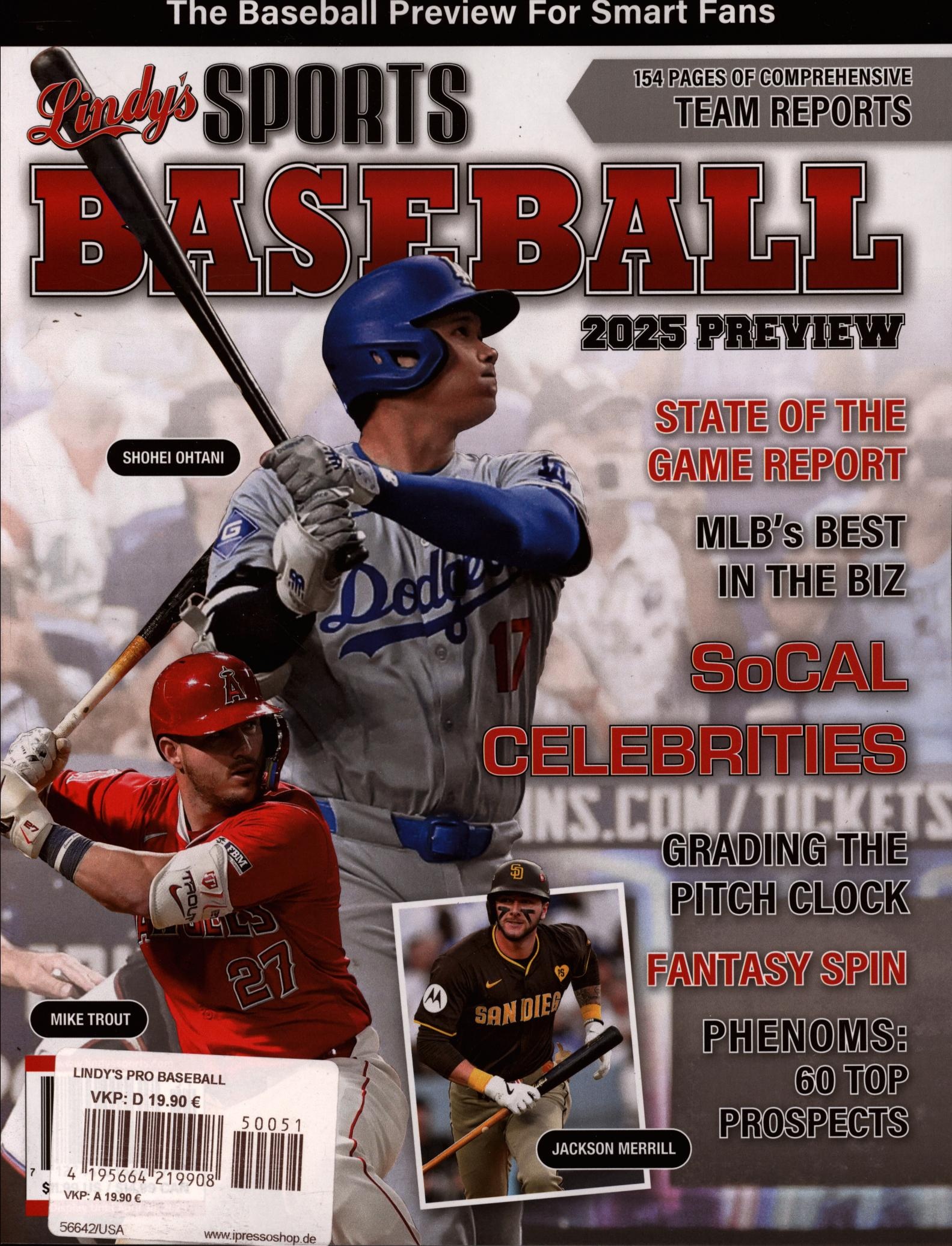 Lindy's SPORTS BASEBALL 51/2025