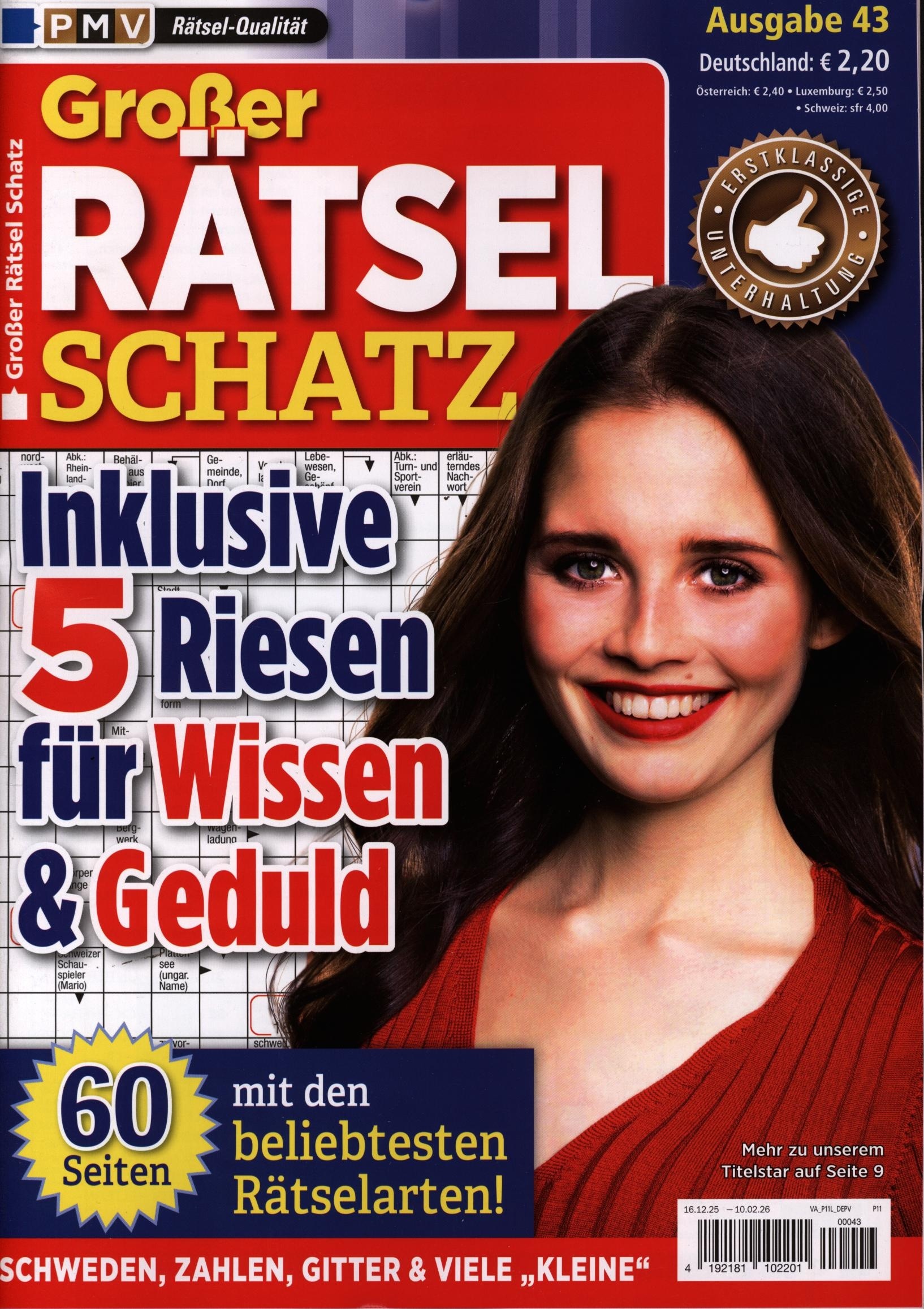 Großer Rätsel Schatz 43/2026
