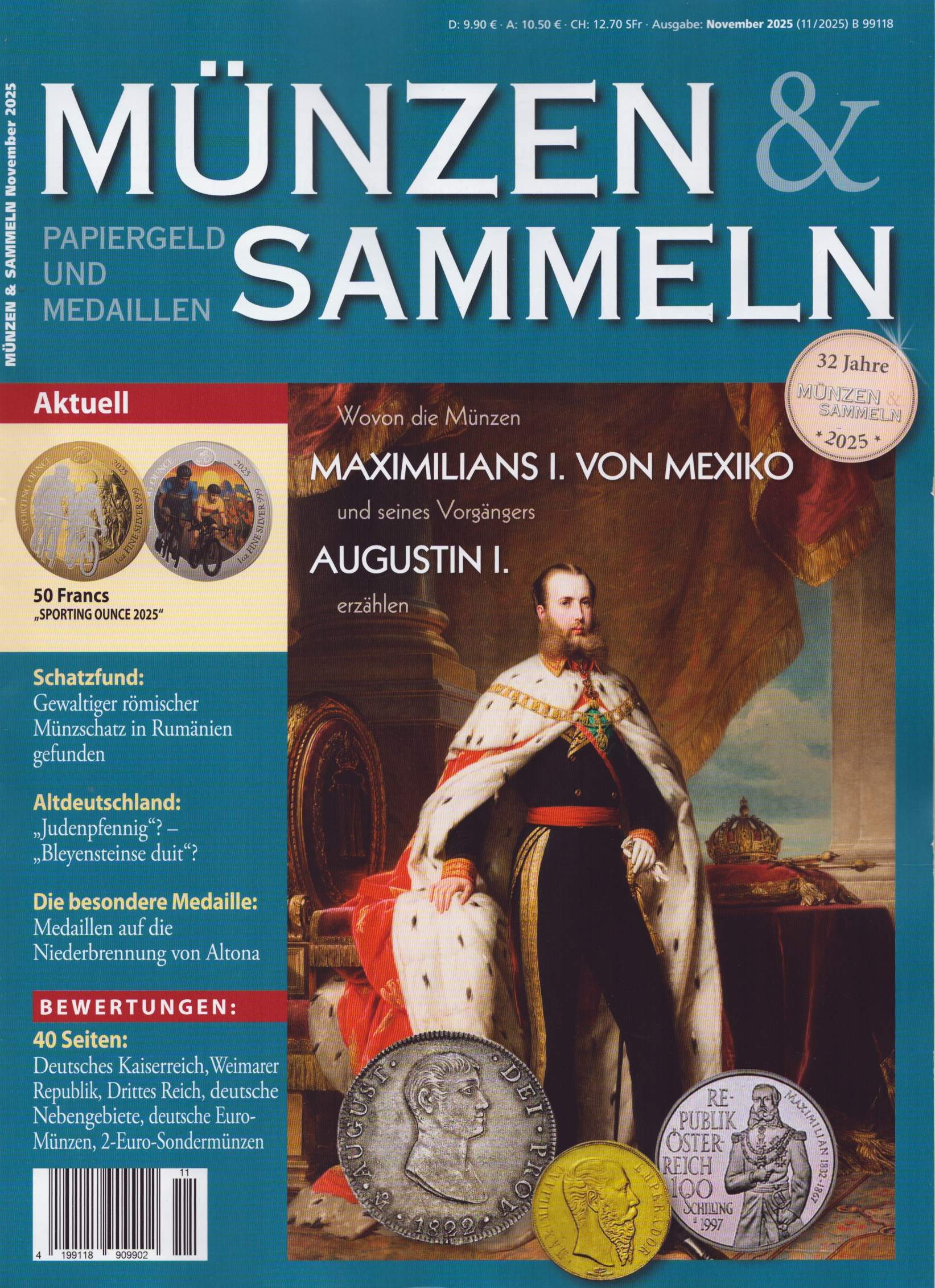 MÜNZEN & SAMMELN 11/2025 MÜNZEN & SAMMELN 11/2025