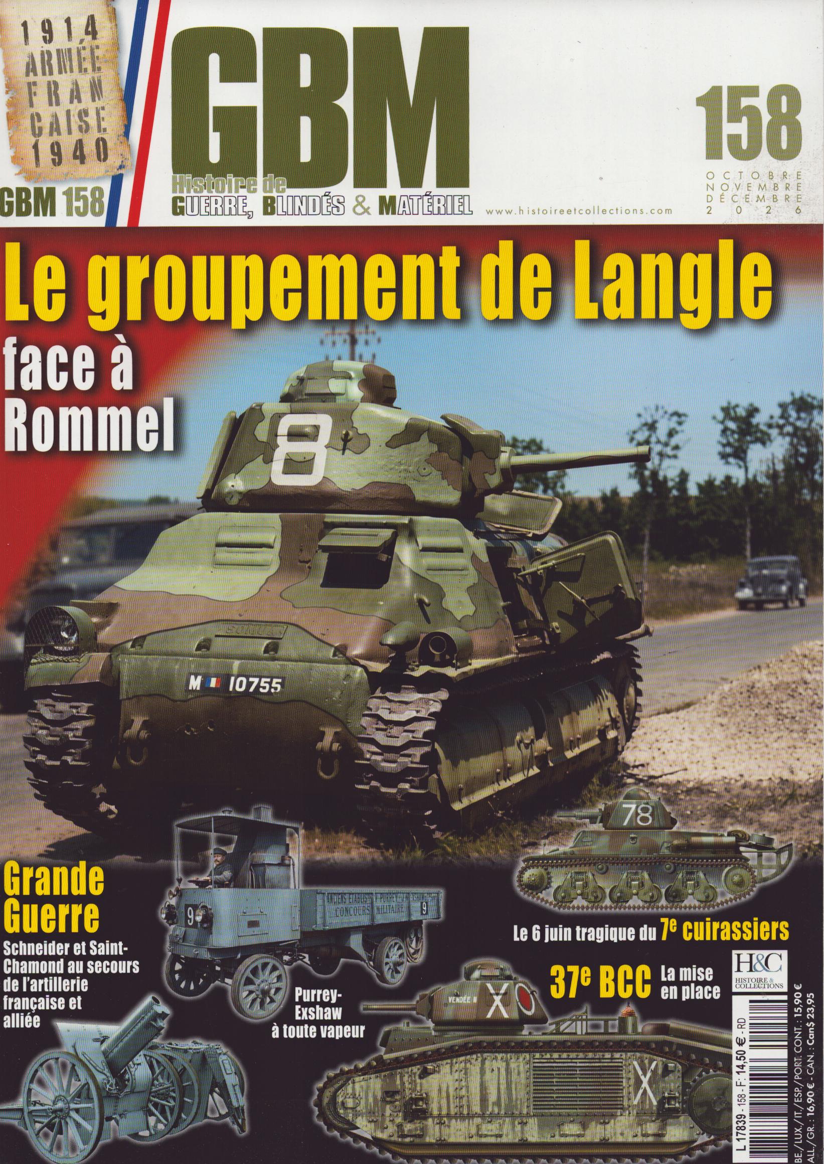 GBM HISTOIRE DE GUERRE 158/2026