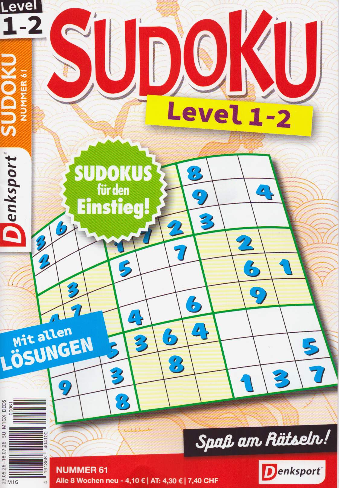 Denksport Sudoku Level 1-2 61/2026