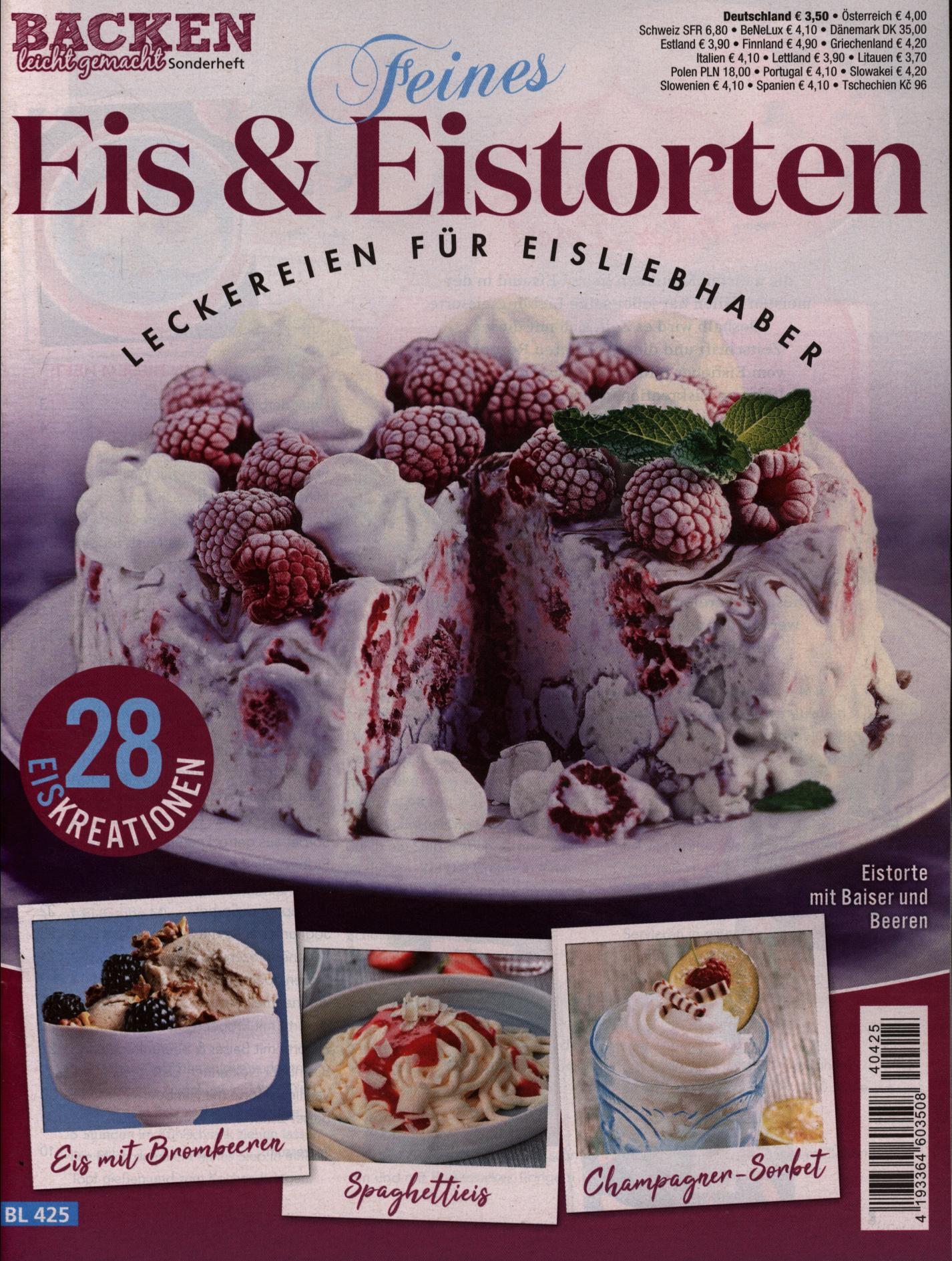 Backen leicht gemacht SH Eis & Eistorten 425/2024