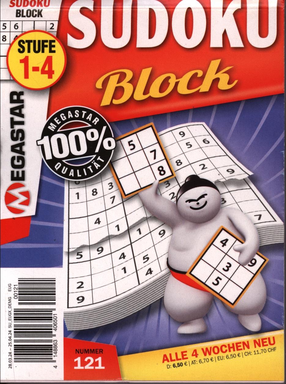 Megastar Sudoku Block 121/2024