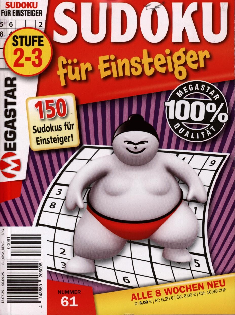 150 Sudoku für Einsteiger 61/2025