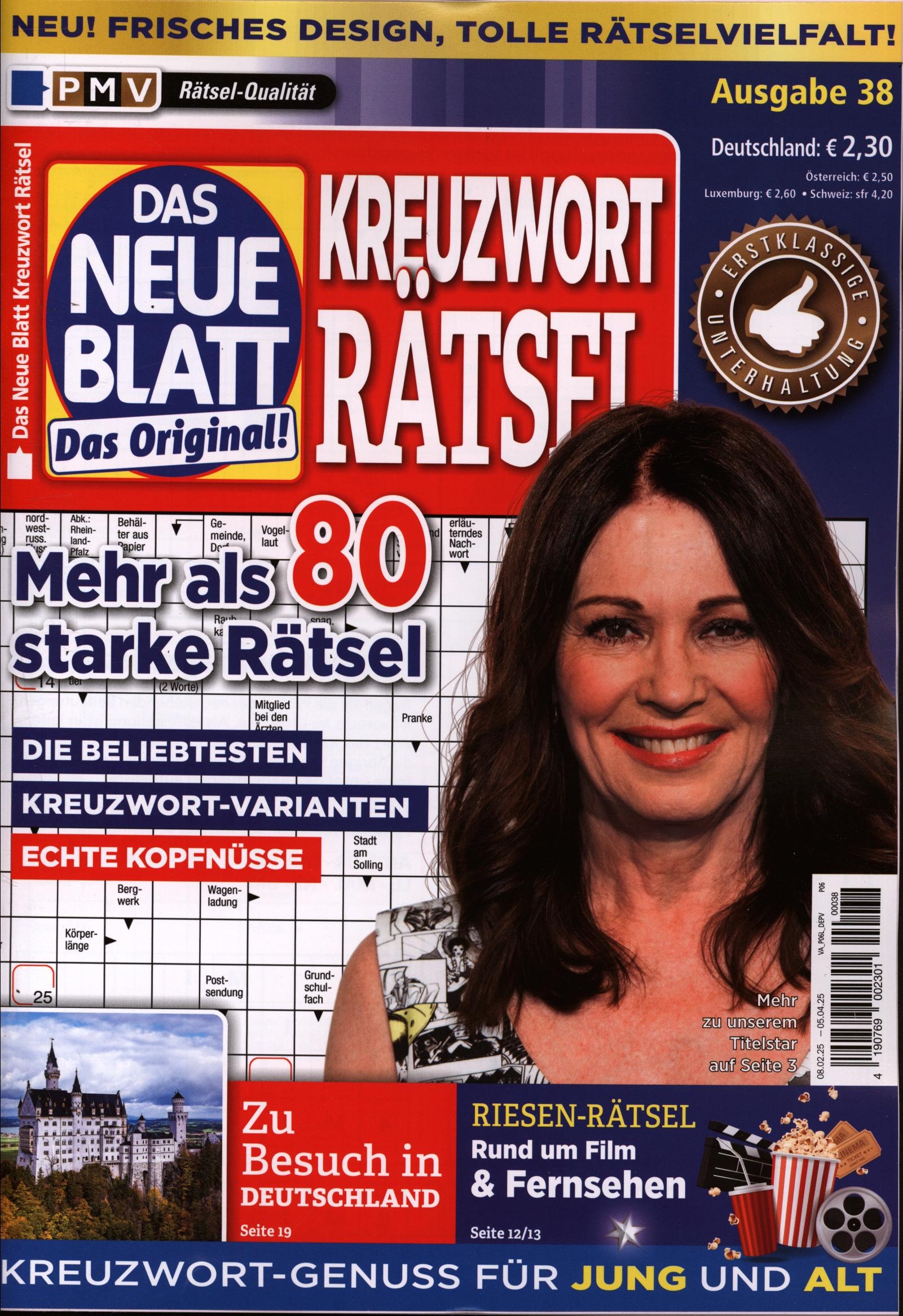 Das neue Blatt Rätsel 38/2025