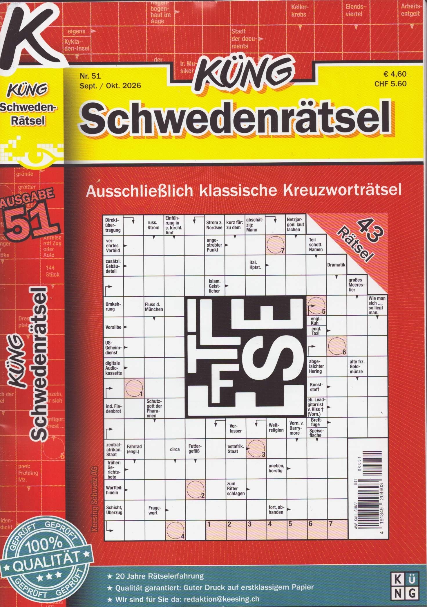 Küng Schwedenrätsel 51/2026