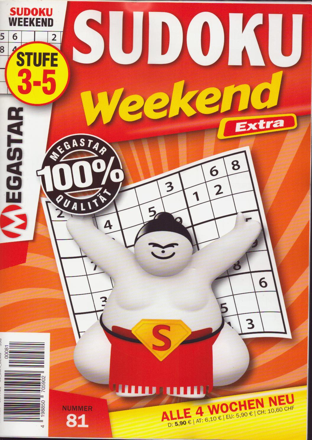 Sudoku Weekend Extra 81/2026