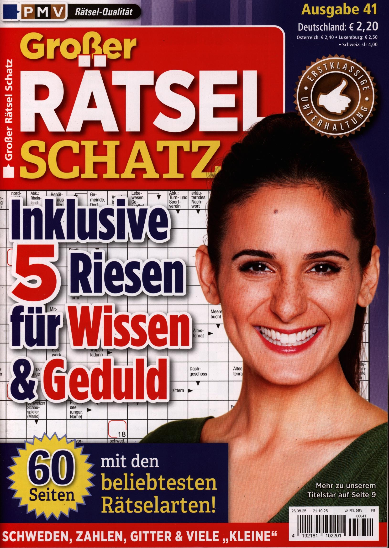 Großer Rätsel Schatz 41/2025