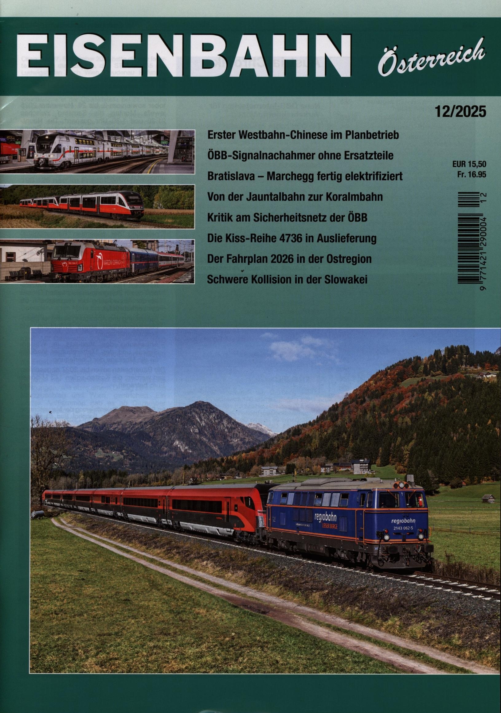 Eisenbahn Österreich 12/2025