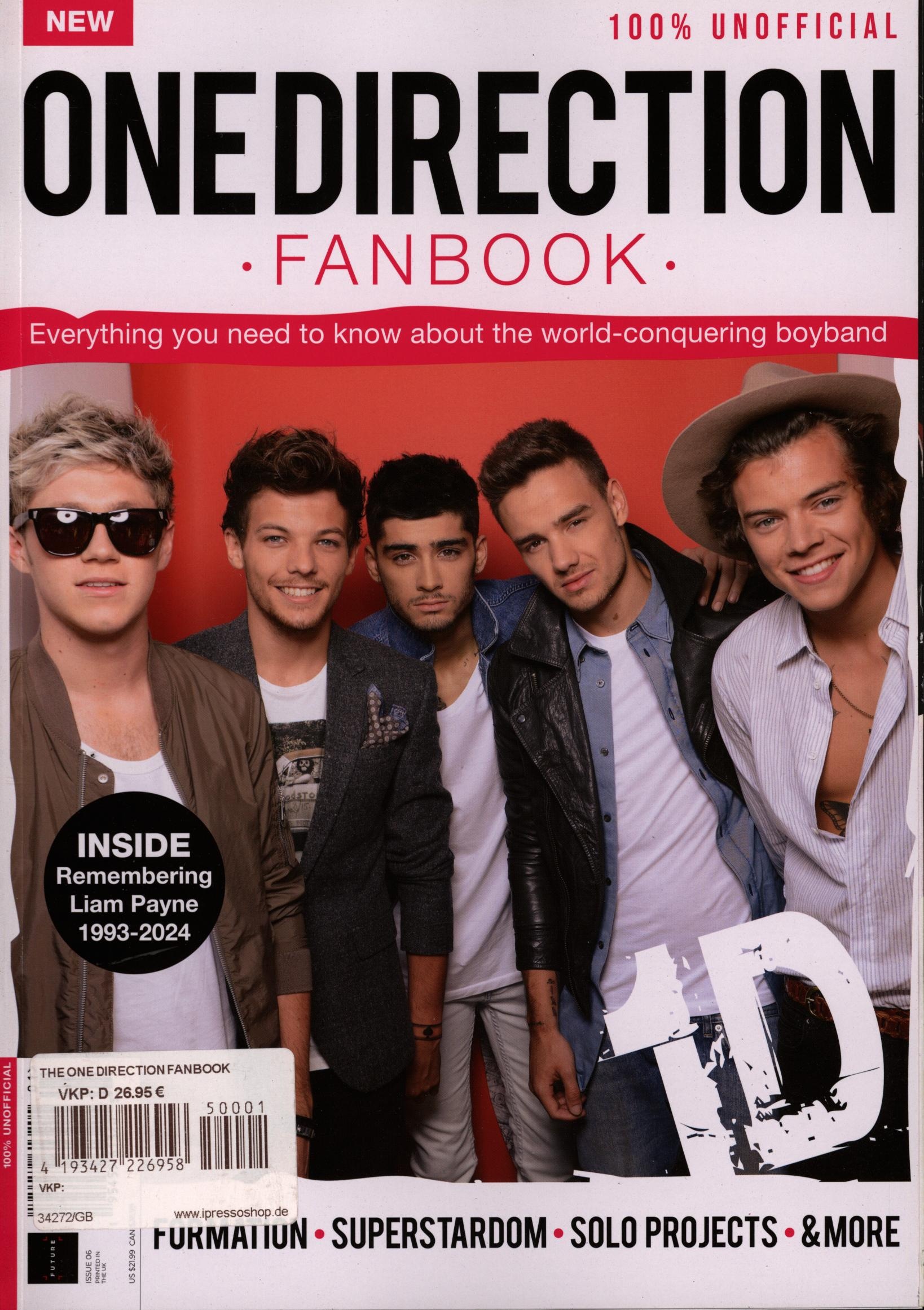 THE ONE DIRECTION FANBOOK 1/2025