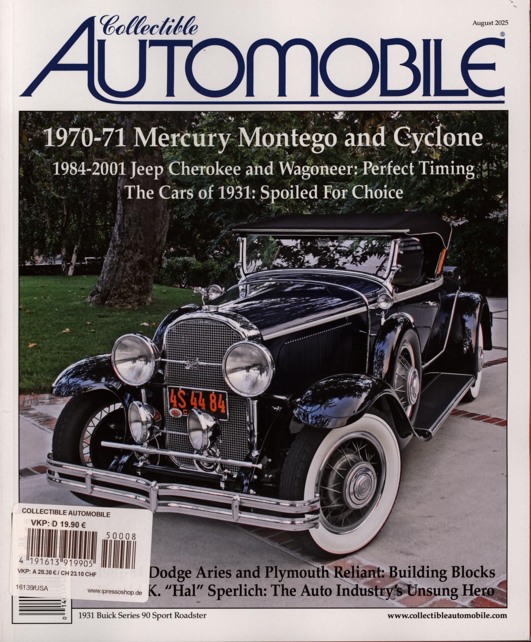 Collectible AUTOMOBILE 8/2025
