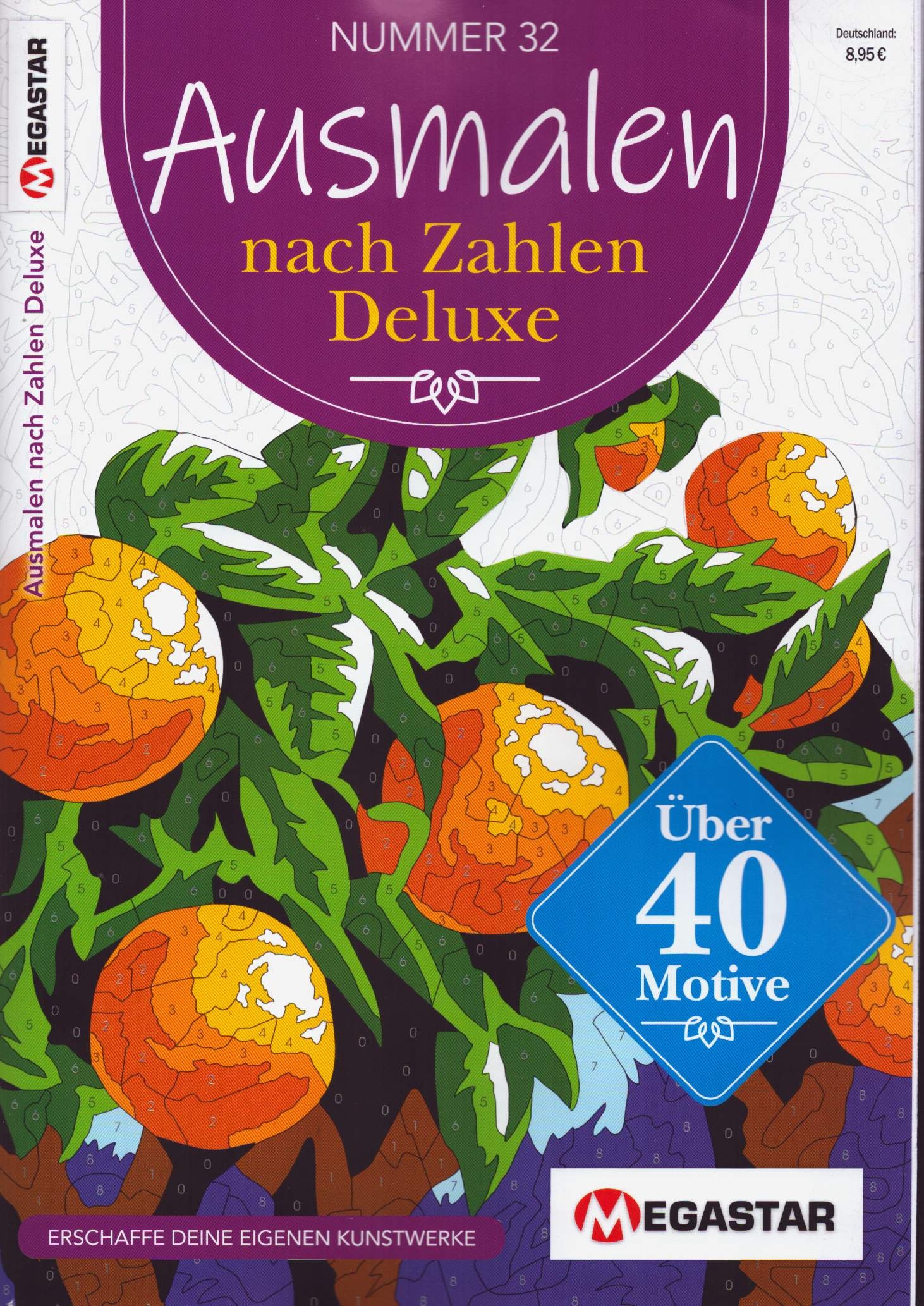 Ausmalen nach Zahlen Deluxe 32/2025 Ausmalen nach Zahlen Deluxe 32/2025