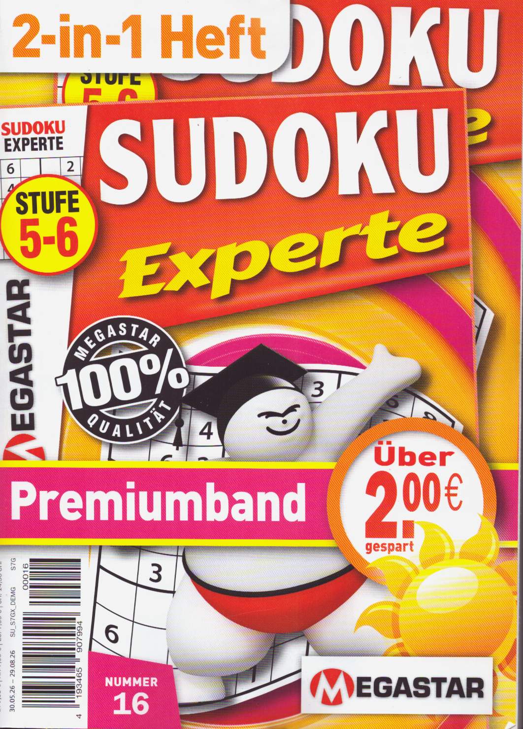Sudoku Experte Premiumband 16/2026