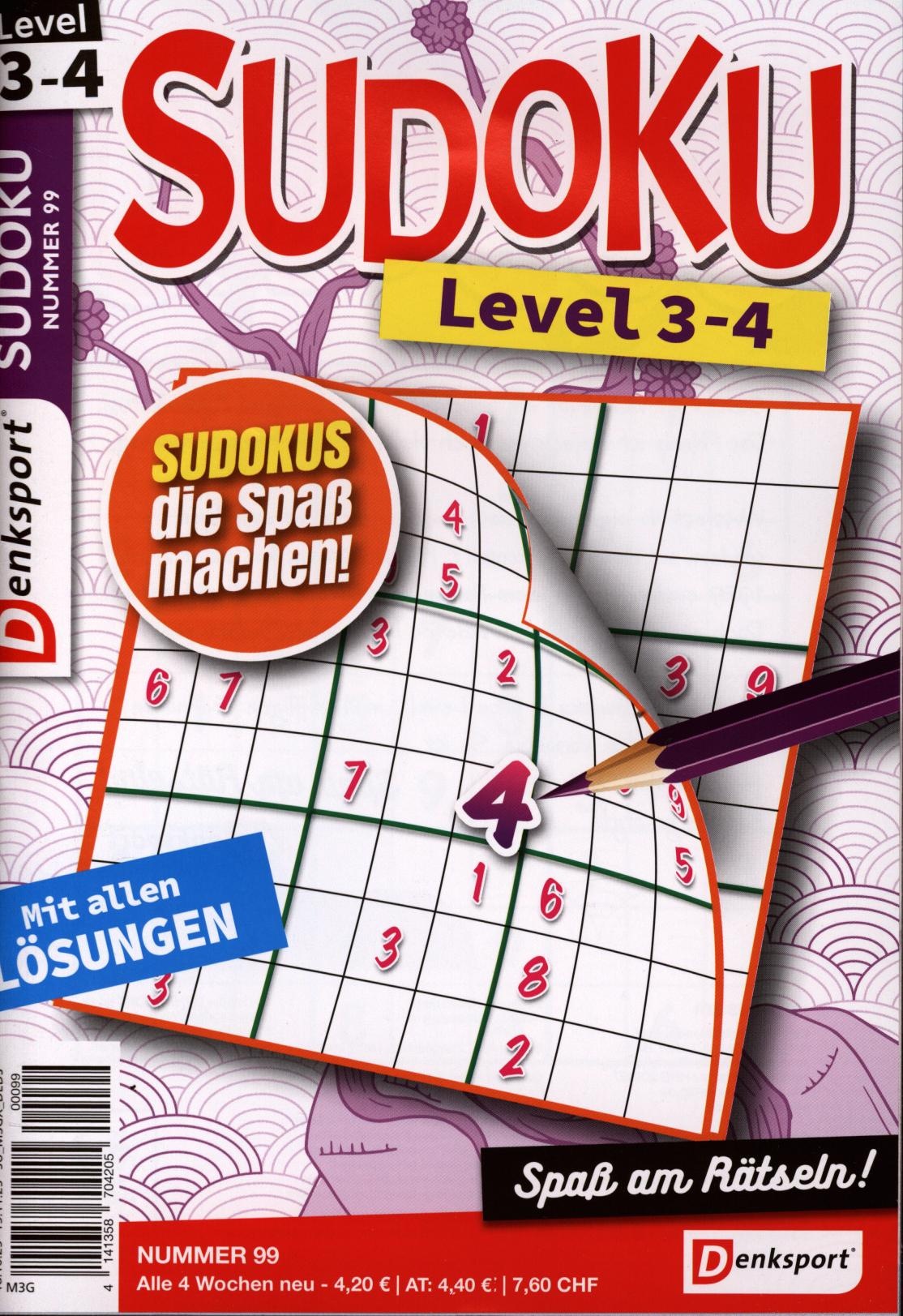 Denksport Sudoku Level 3-4 99/2025