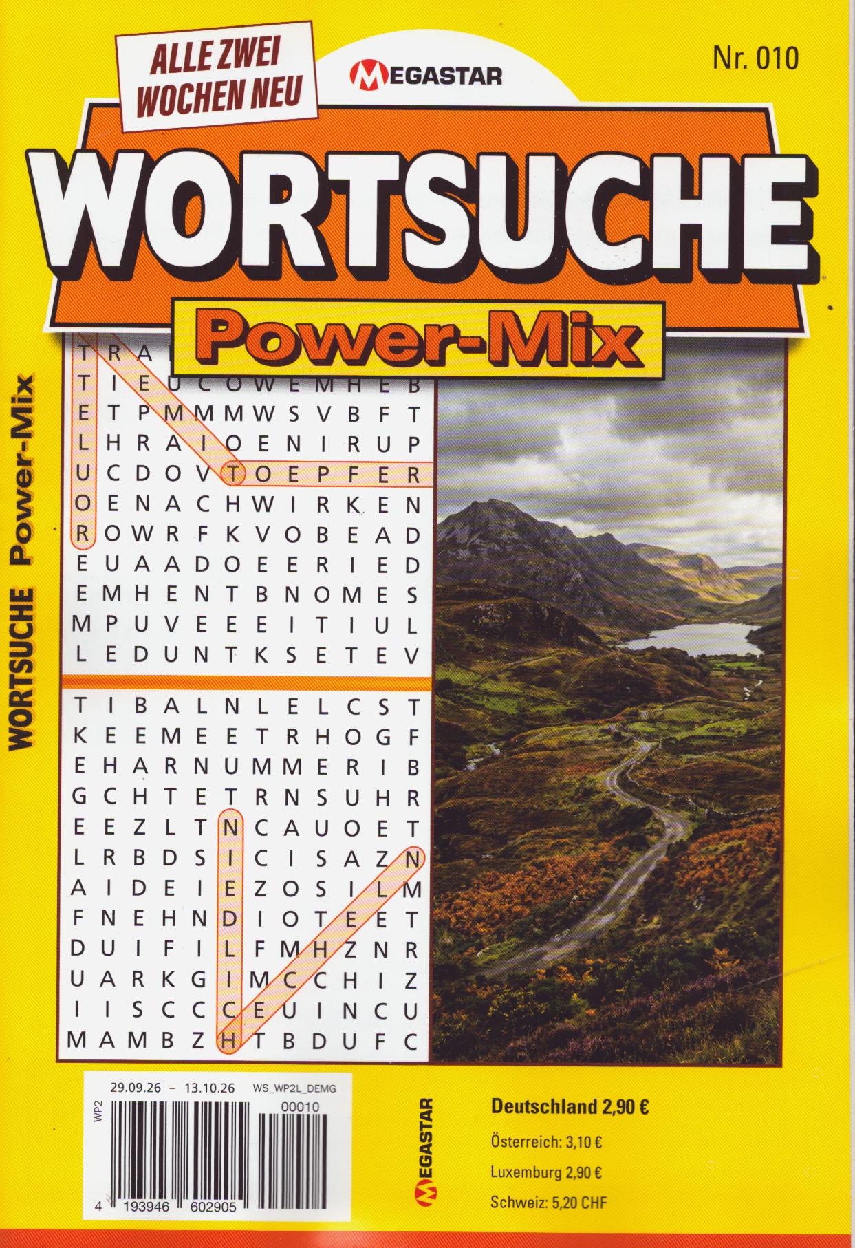 Wortsuche Power Mix 10/2026