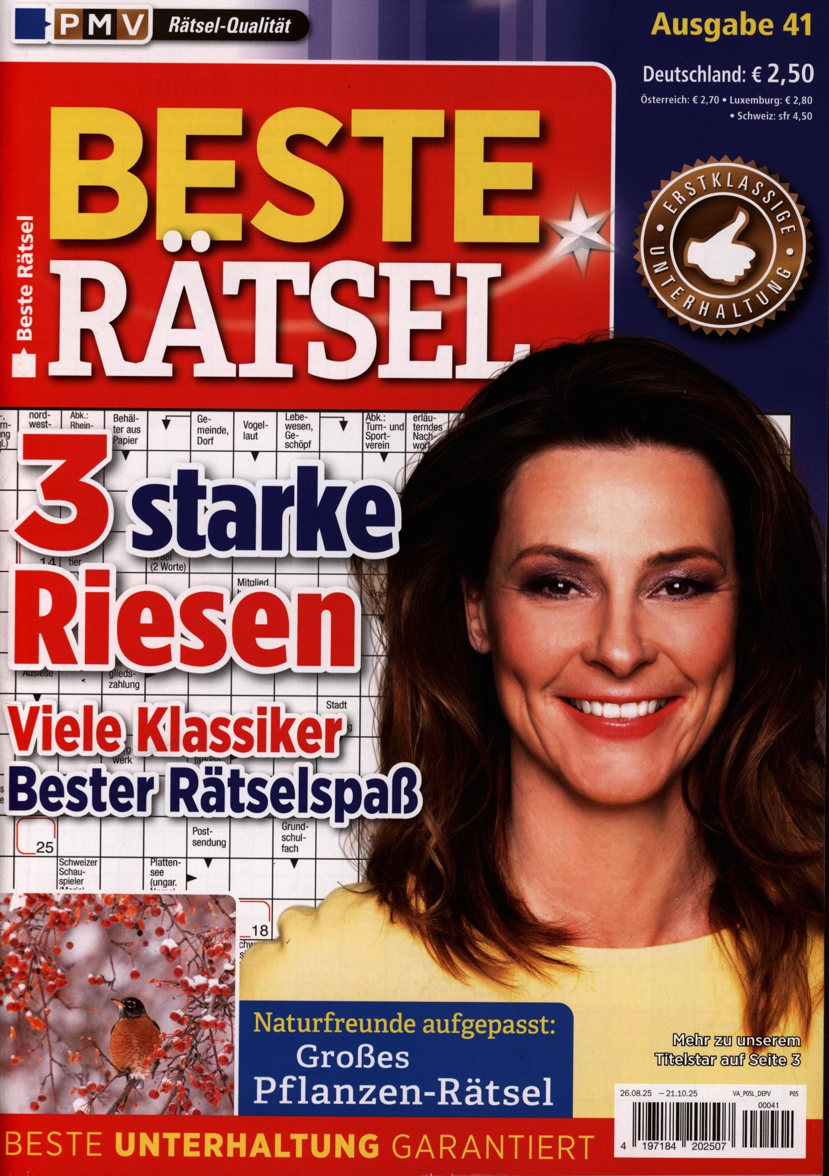 Beste Rätsel 41/2025