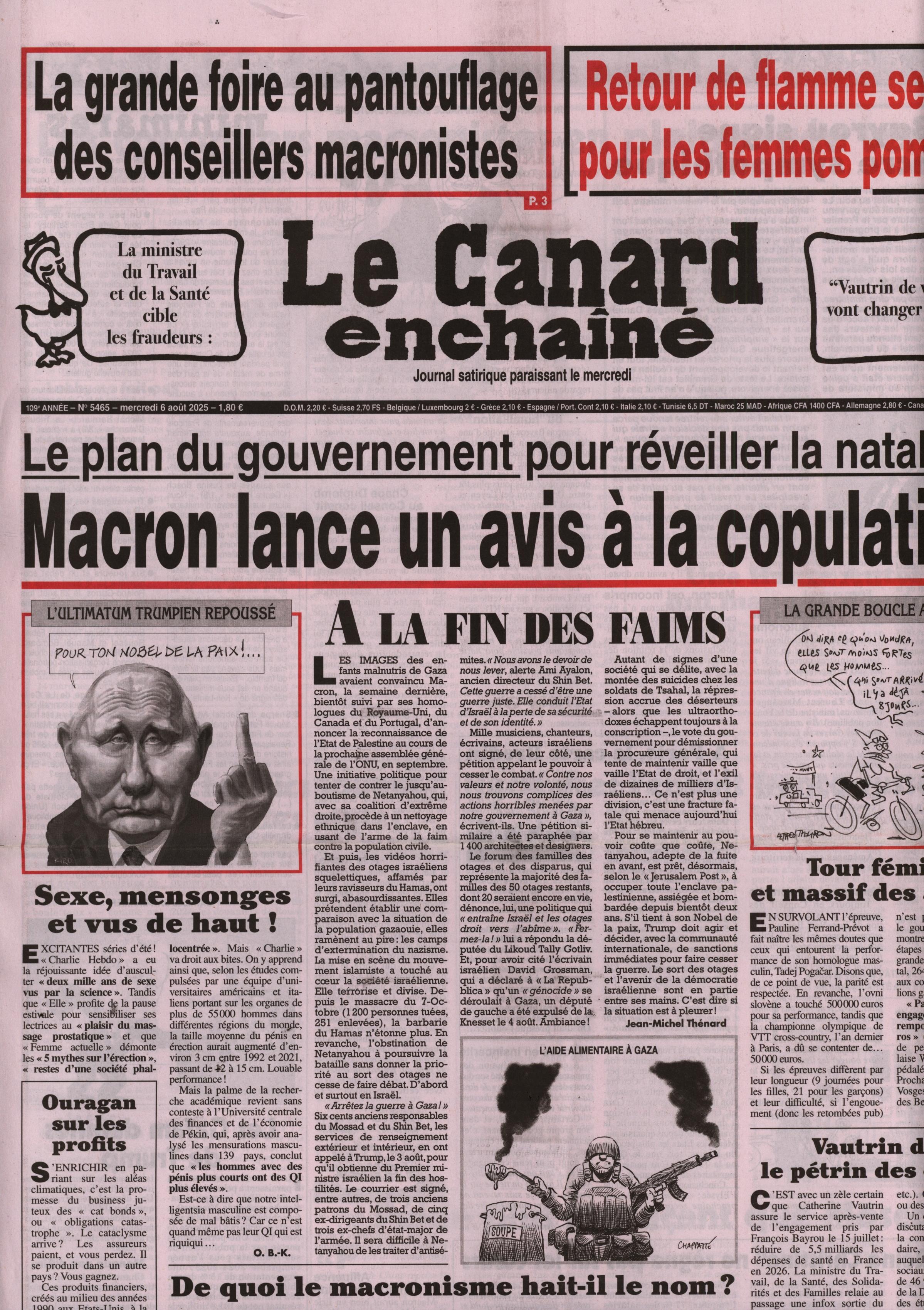 Le Canard enchaîné 5465/2025