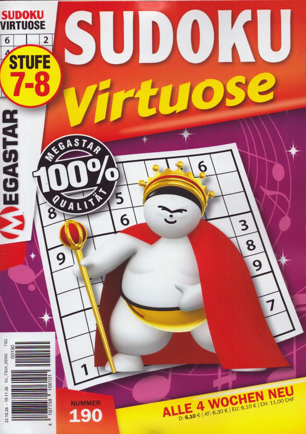Sudoku Virtuose 190/2026