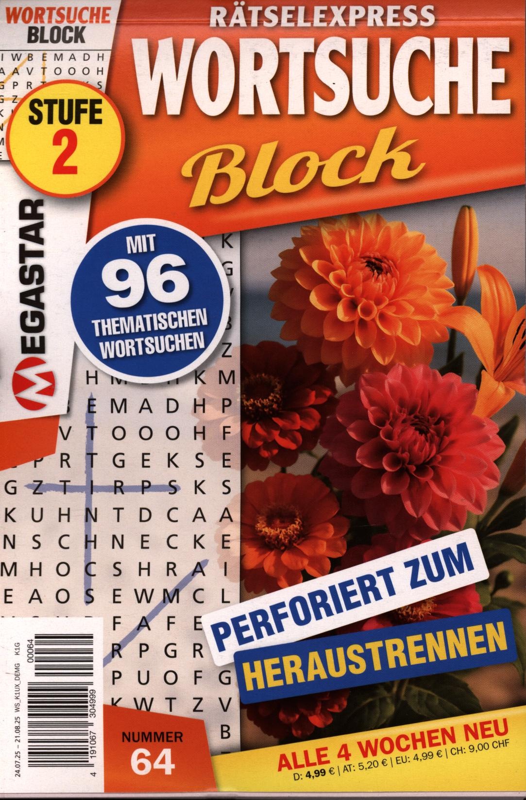 Rätselex. Wortsuche Block 64/2025