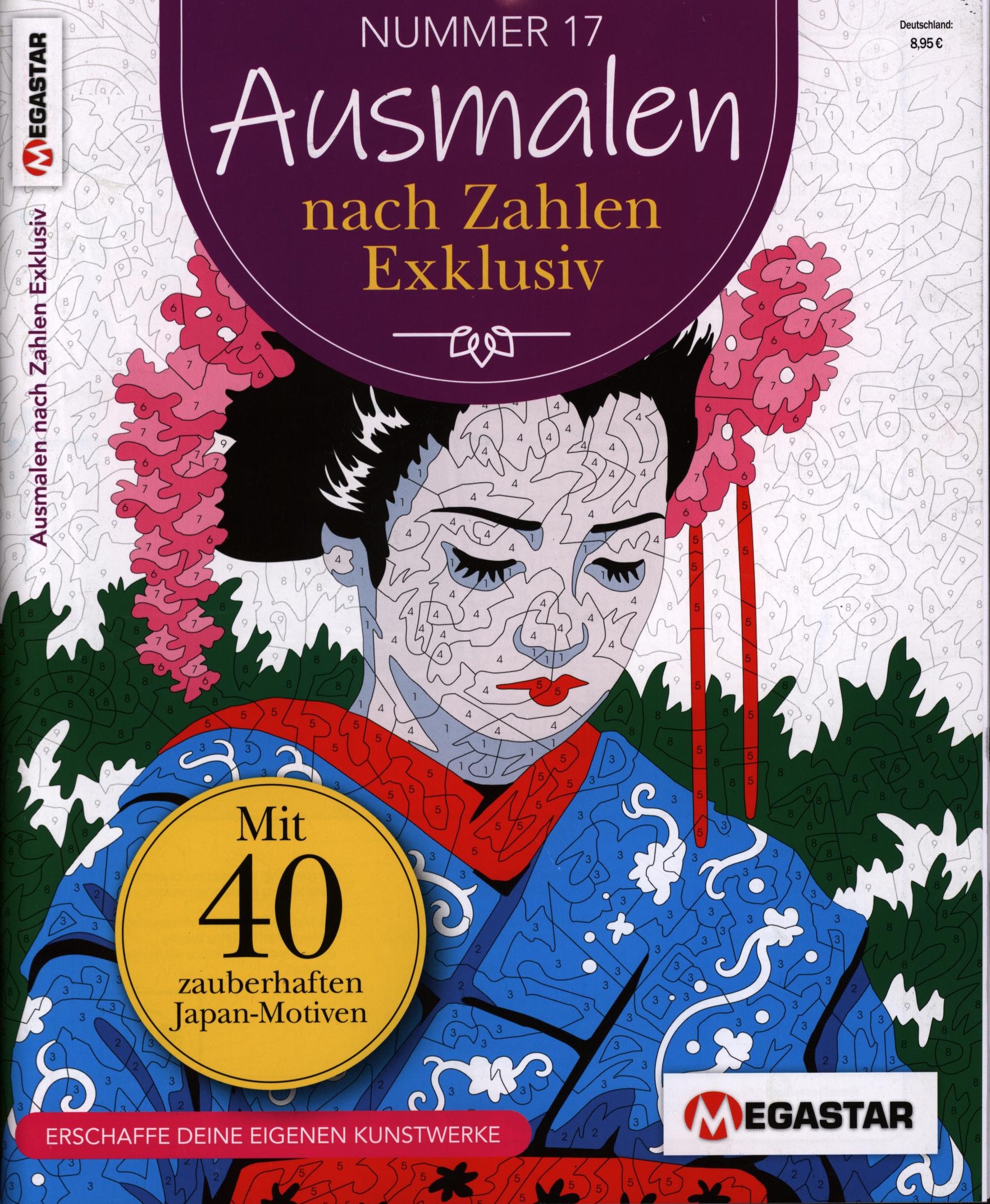 Ausmalen nach Zahlen Exklusiv 17/2025